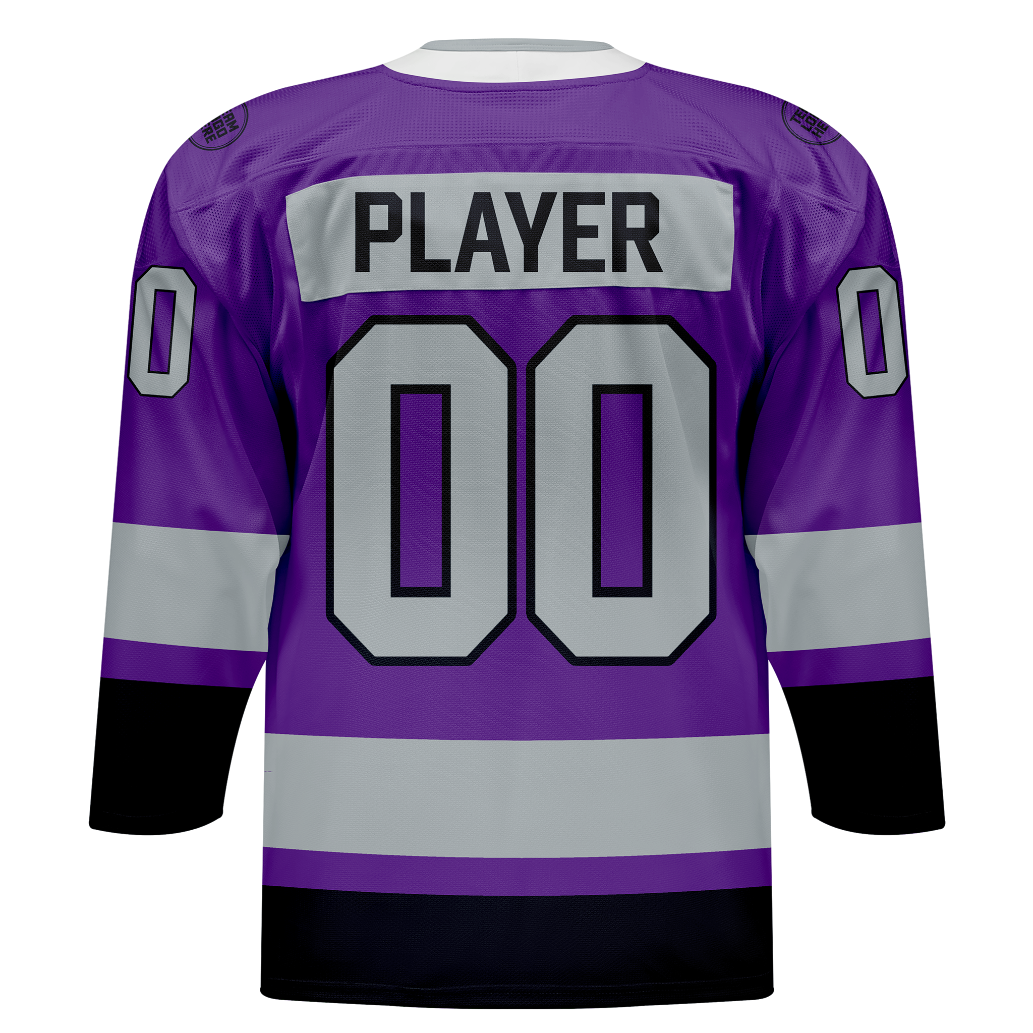 Custom Hockey Jersey Elite Pro EP-201 PurpleSilverBlack