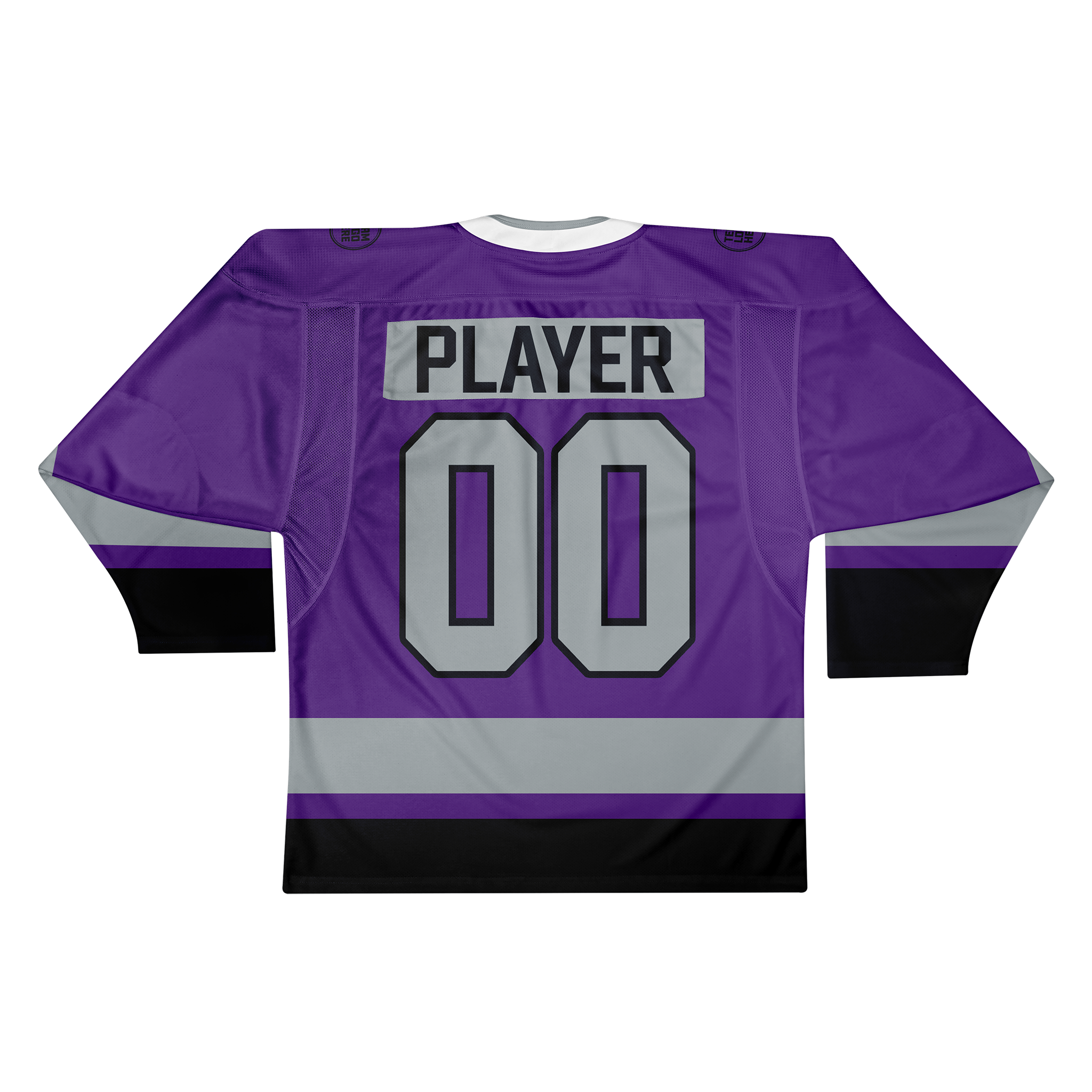 Custom Hockey Jersey Elite Pro EP-201 PurpleSilverBlack