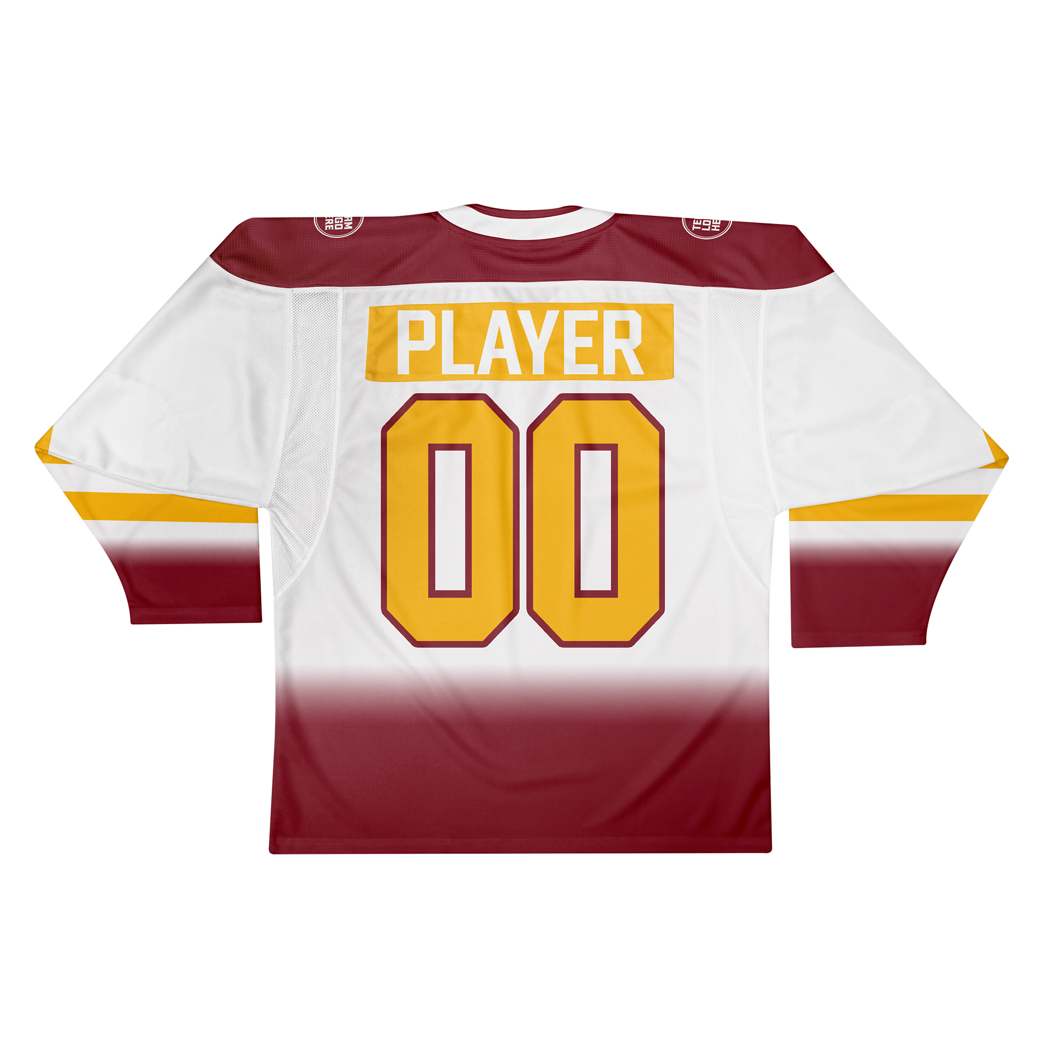 Custom Hockey Jersey Elite Pro EP-202 BurgundyWhiteGold