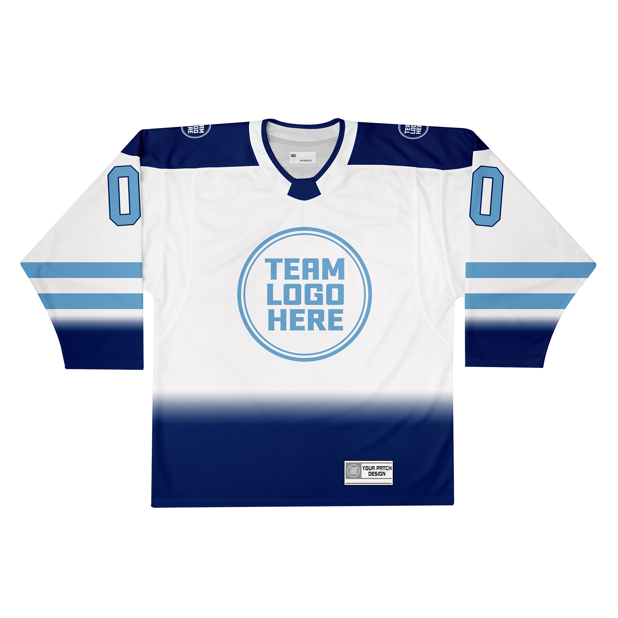 Custom Hockey Jersey Elite Pro EP-202 NavyWhiteBlue