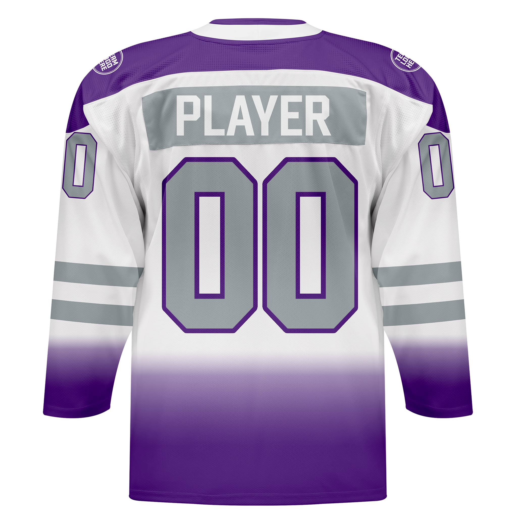 Custom Hockey Jersey Elite Pro EP-202 PurpleWhiteSilver
