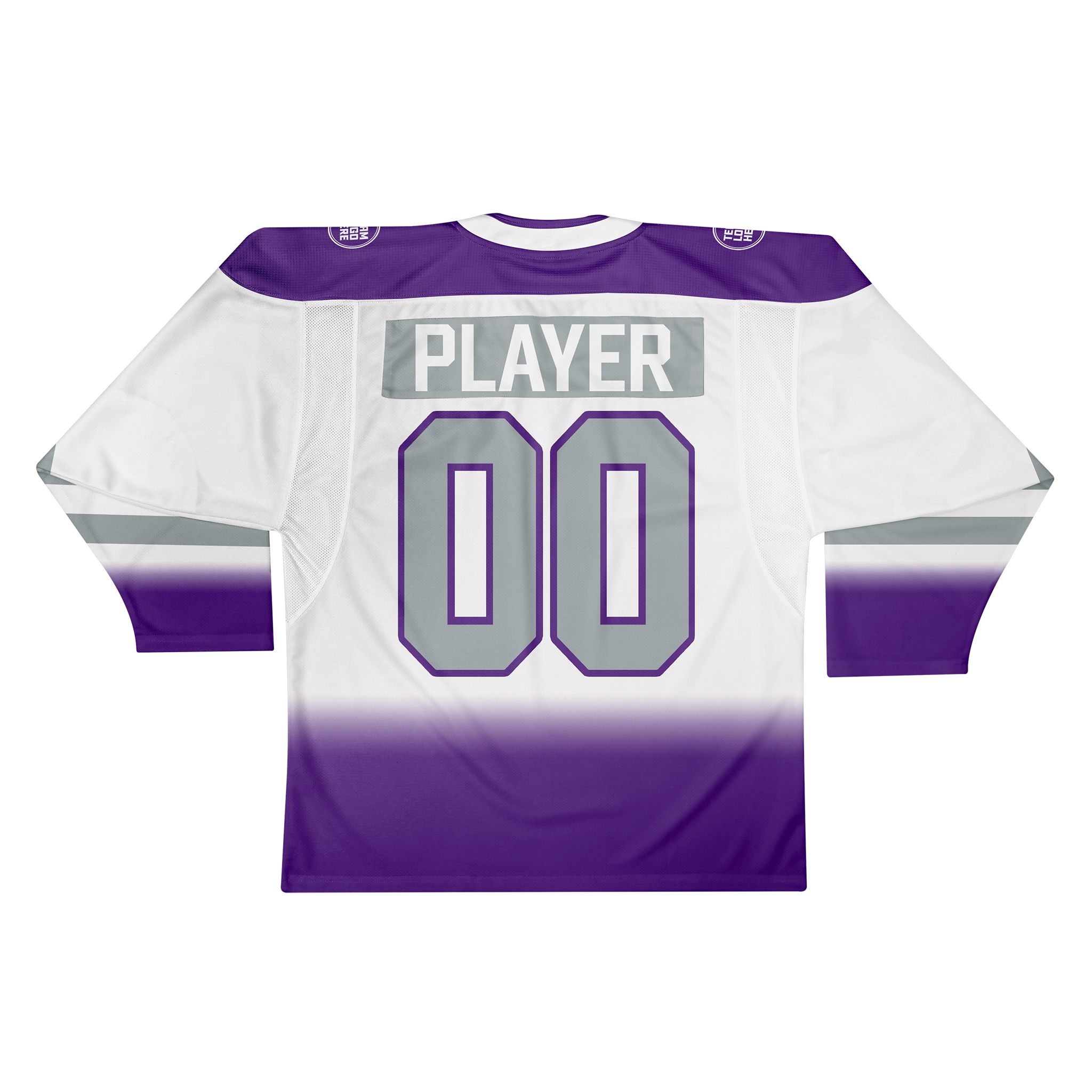 Custom Hockey Jersey Elite Pro EP-202 PurpleWhiteSilver