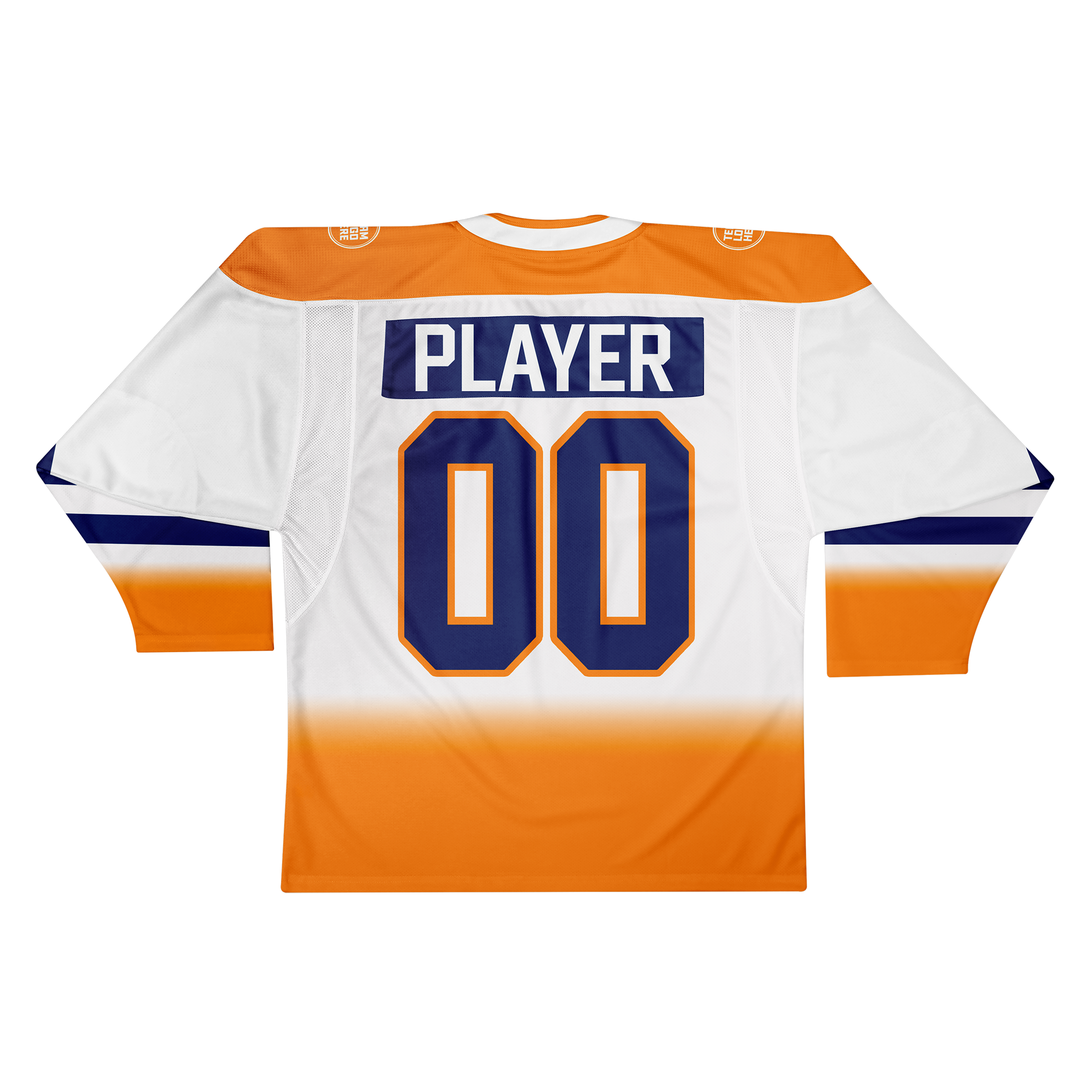 Custom Hockey Jersey Elite Pro EP-202 OrangeWhiteNavy