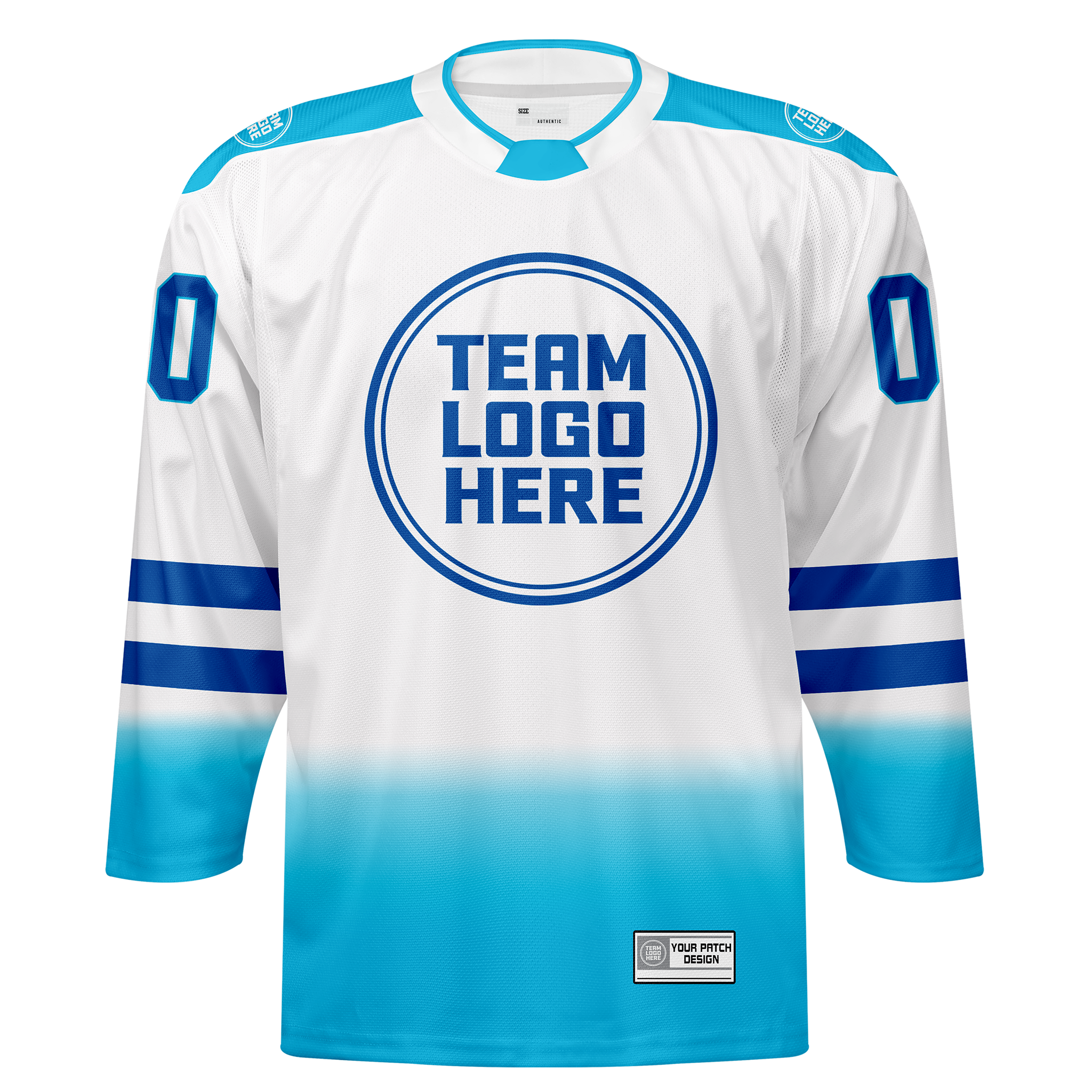 Custom Hockey Jersey Elite Pro EP-202 SkyWhiteRoyal