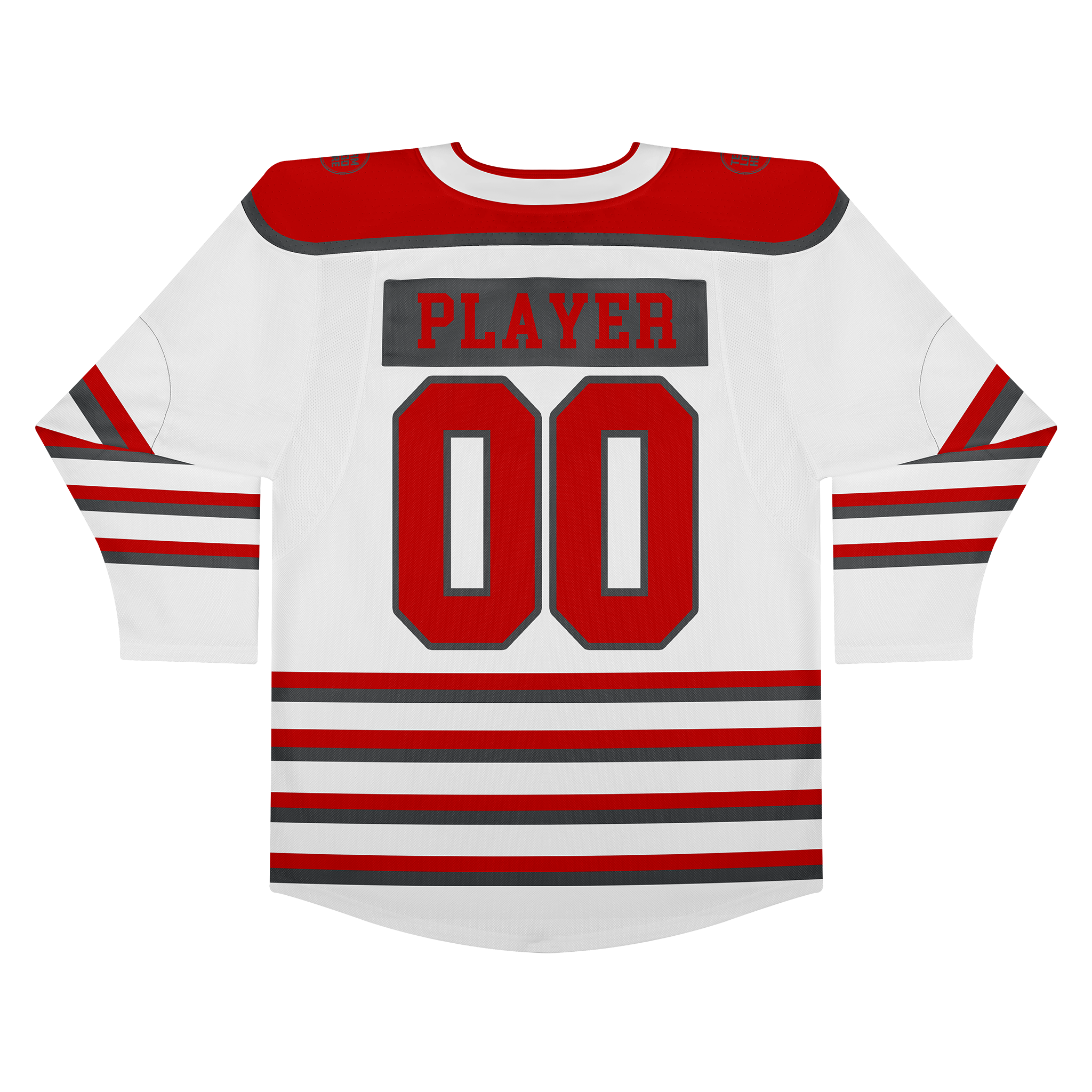 Custom Hockey Jersey Elite Pro EP-302 WhiteRedGray
