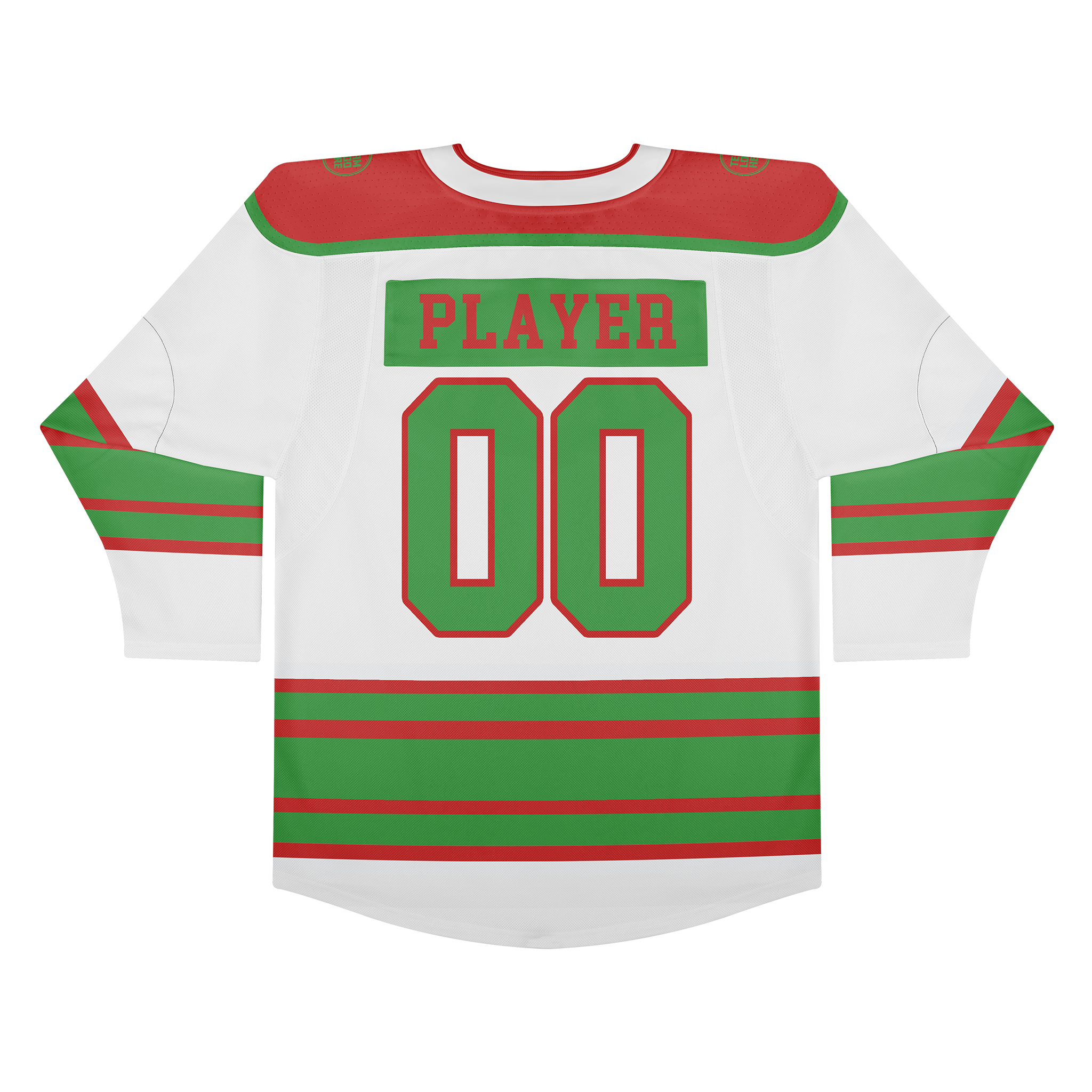 Custom Hockey Jersey Elite Pro EP-303 WhiteRedGreen