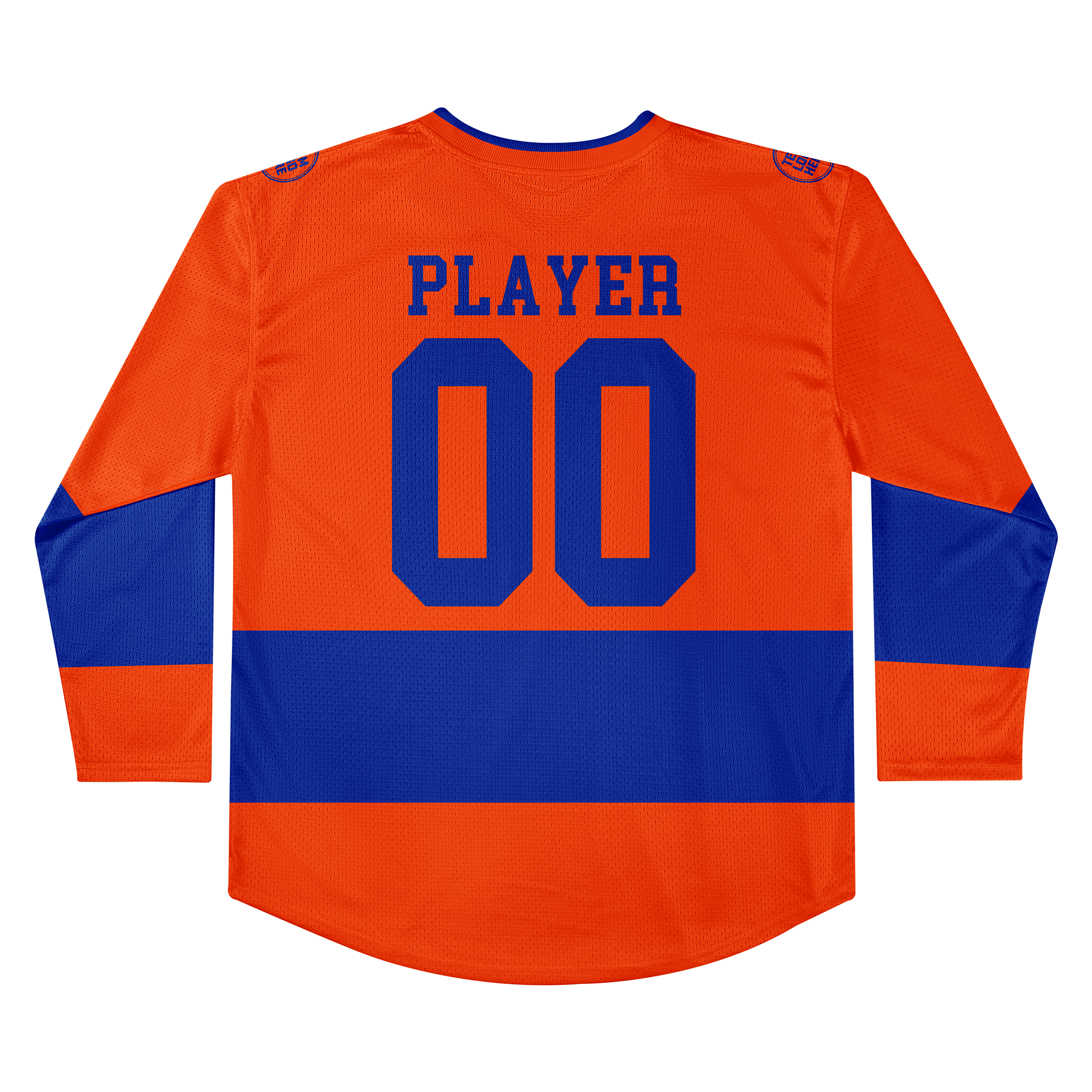 Custom Hockey Jersey Practice PS-101 OrangeRoyal