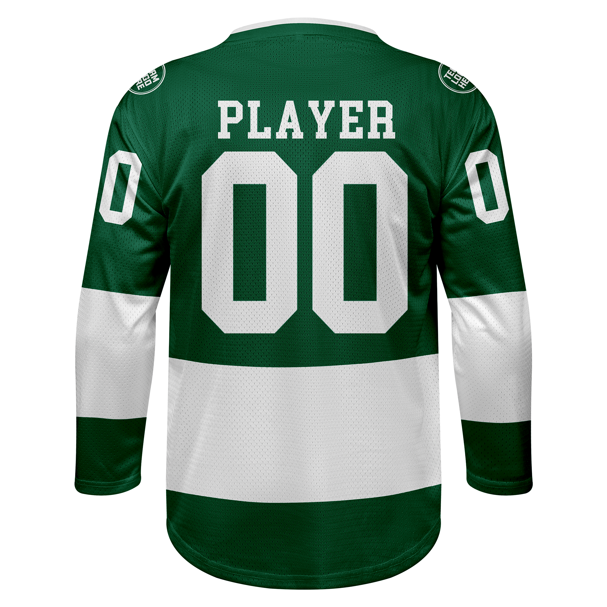Custom Hockey Jersey Practice PS-101 GreenWhite