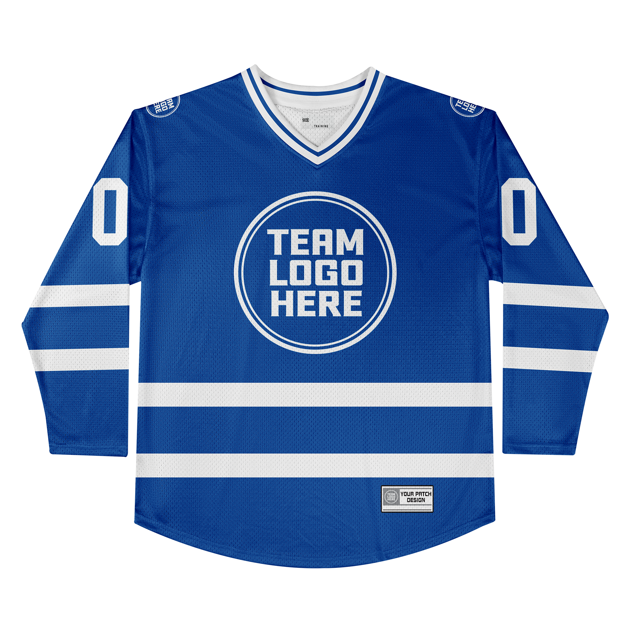 Custom Hockey Jersey Practice PS-103 RoyalWhite