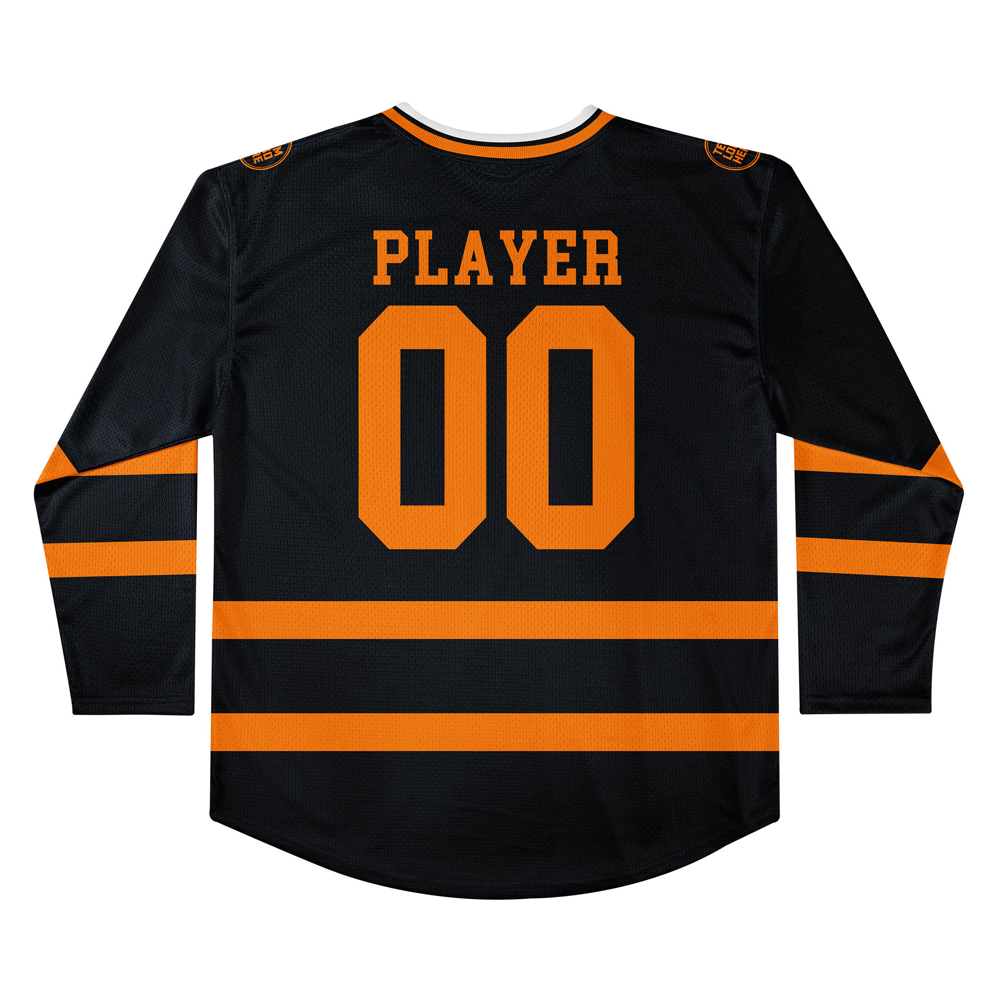 Custom Hockey Jersey Practice PS-103 BlackOrange