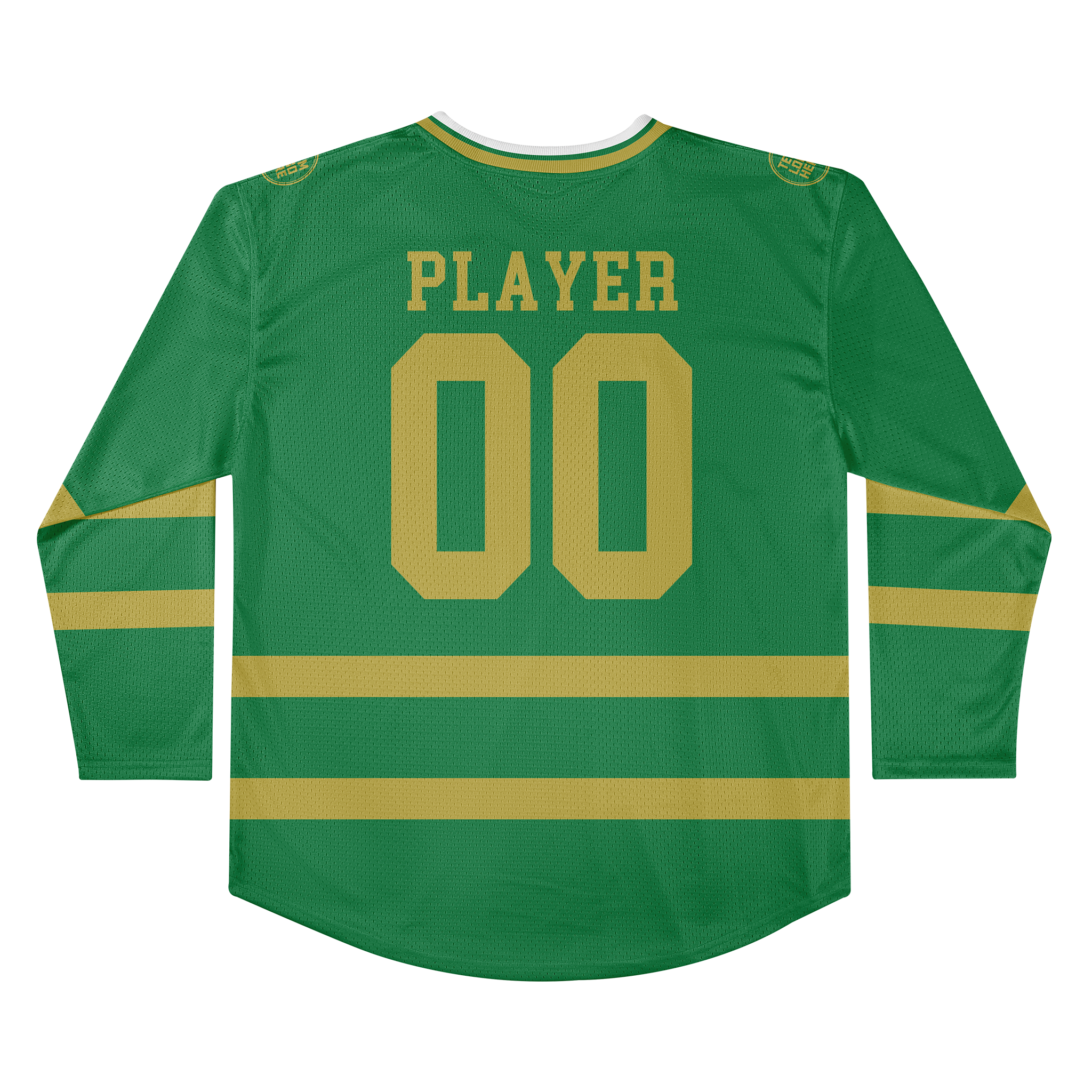 Custom Hockey Jersey Practice PS-103 ForestGold