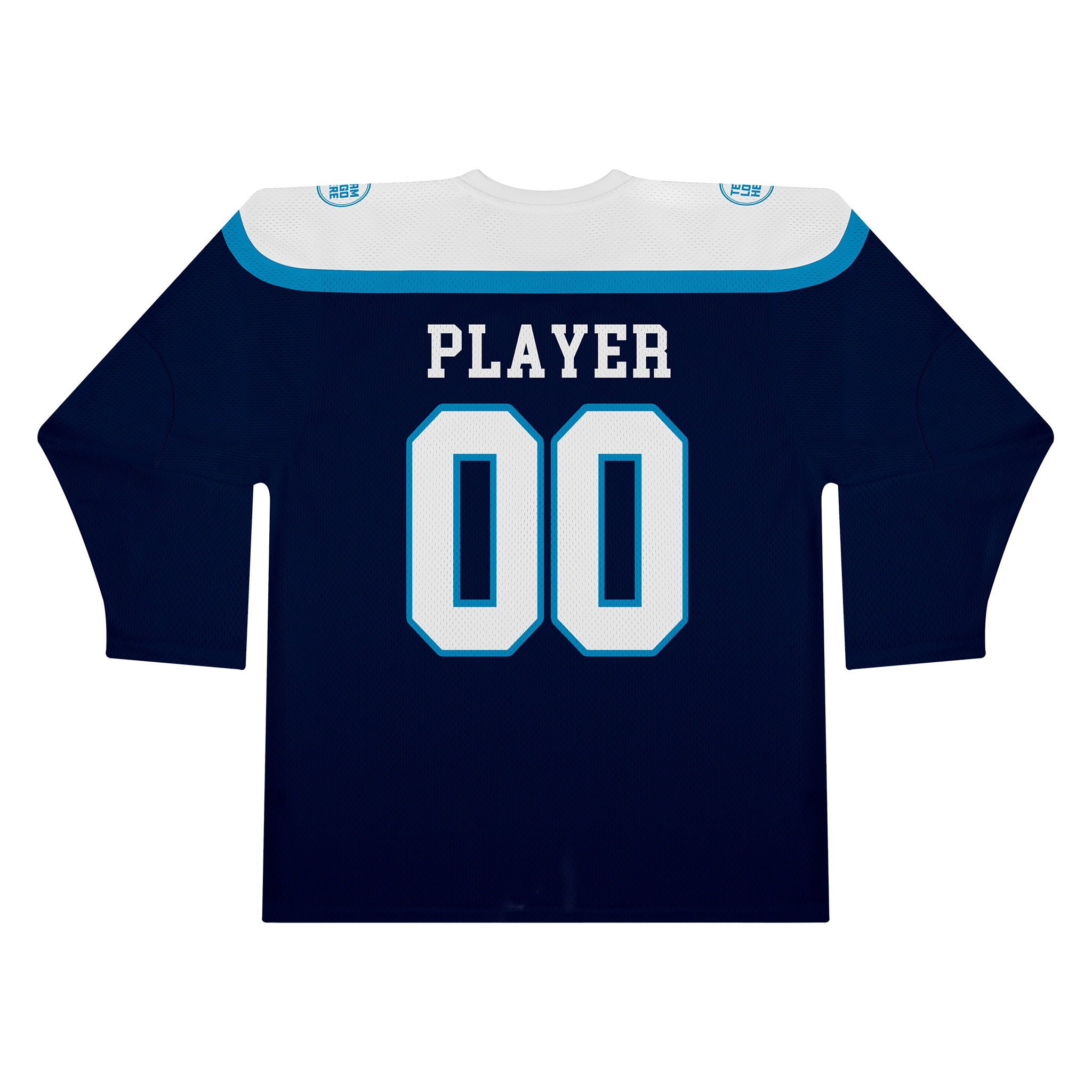 Custom Hockey Jersey Practice PS-301 NavyWhiteSky