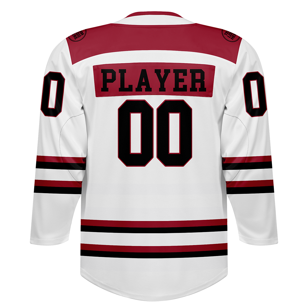 Custom Hockey Jersey Varsity Teamwear VT-101 WhiteRedBlack