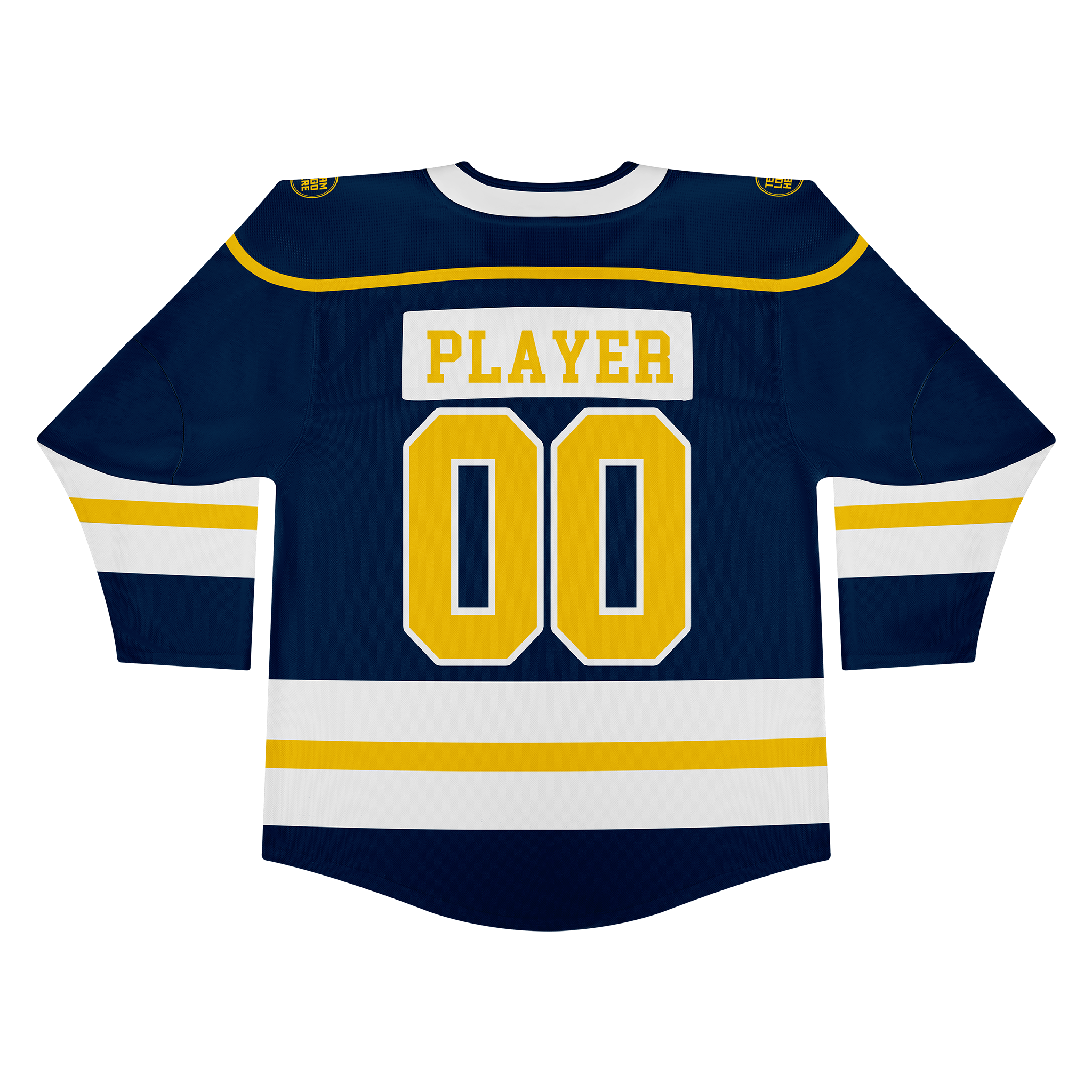 Custom Hockey Jersey Varsity Teamwear VT-202 NavyYellowWhite