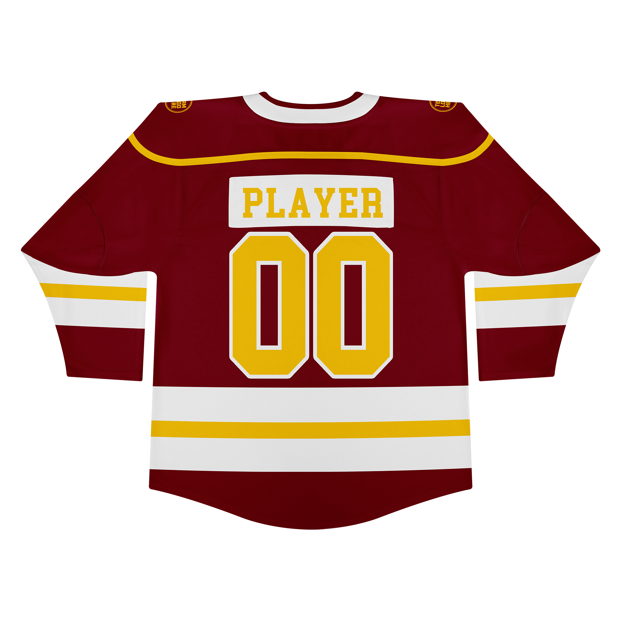 Custom Hockey Jersey Varsity Teamwear VT-202 MaroonGoldWhite
