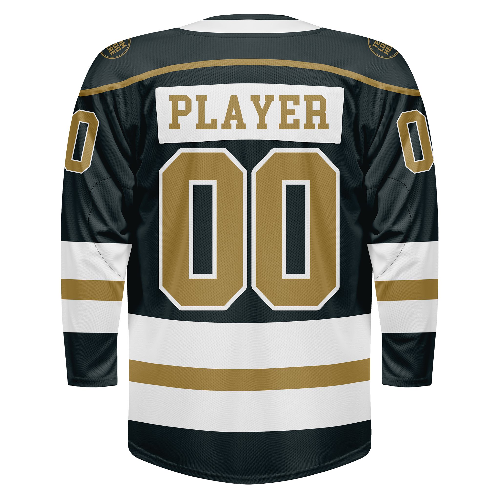 Custom Hockey Jersey Varsity Teamwear VT-202 SteelGoldWhite