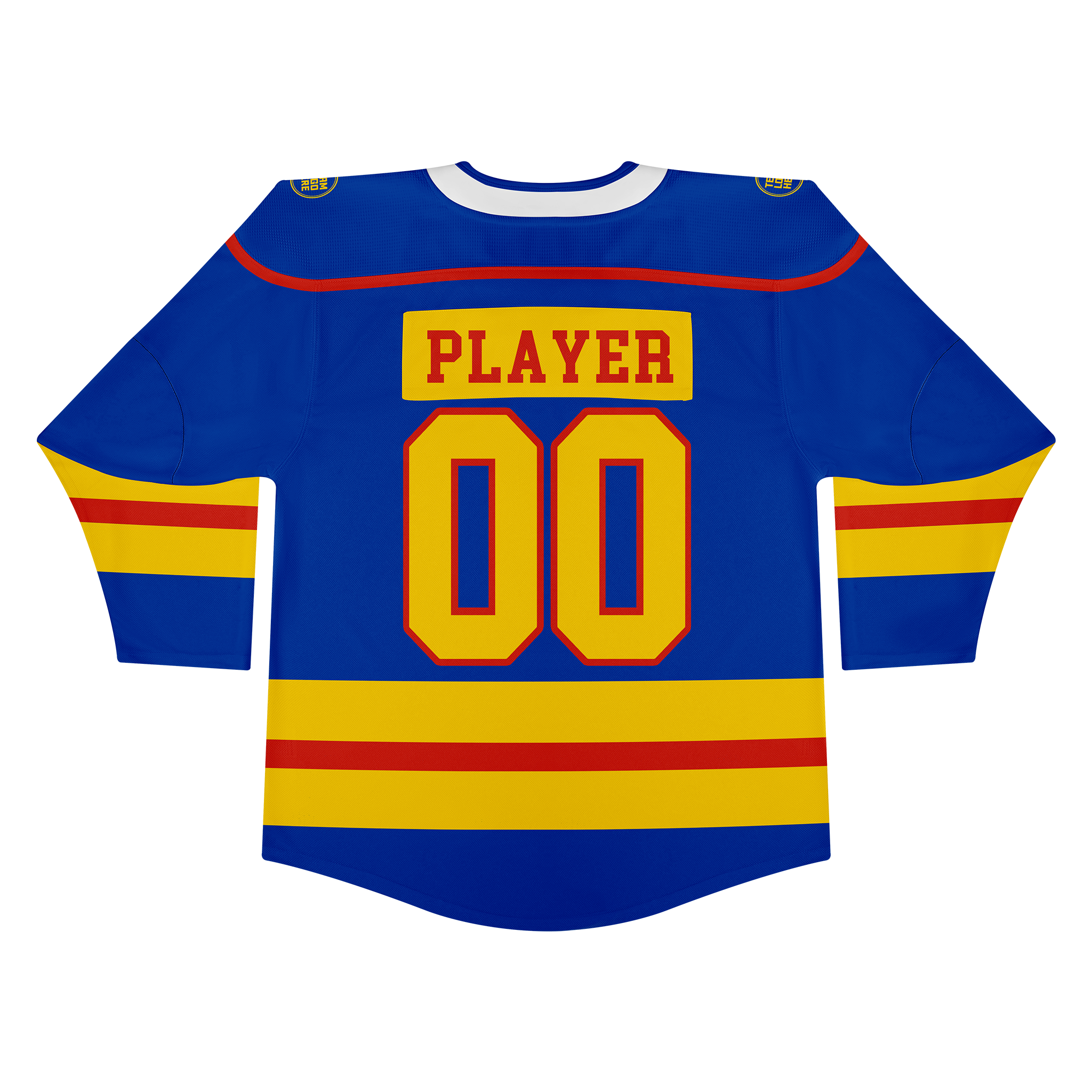 Custom Hockey Jersey Varsity Teamwear VT-202 RoyalYellowRed