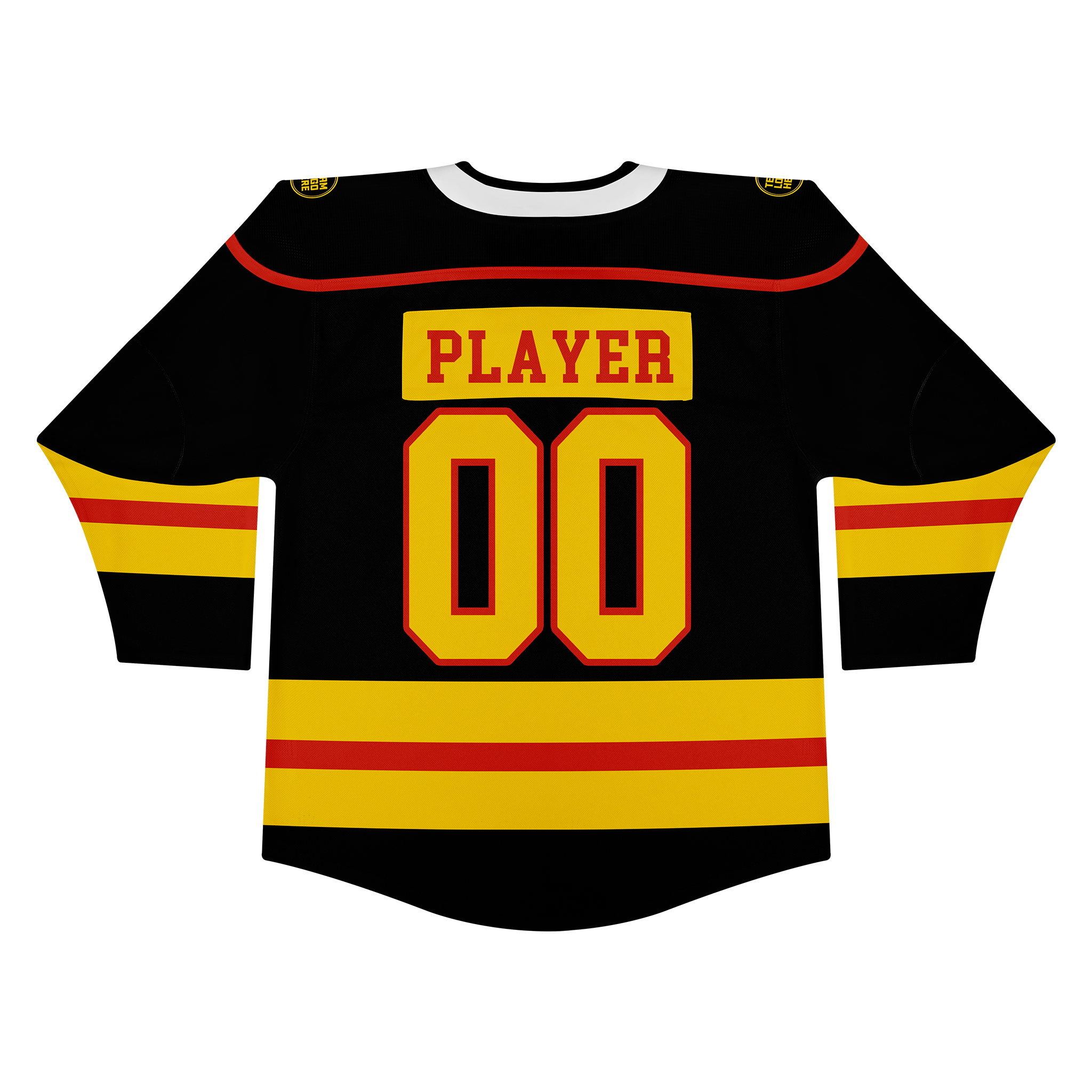 Custom Hockey Jersey Varsity Teamwear VT-202 BlackGoldRed