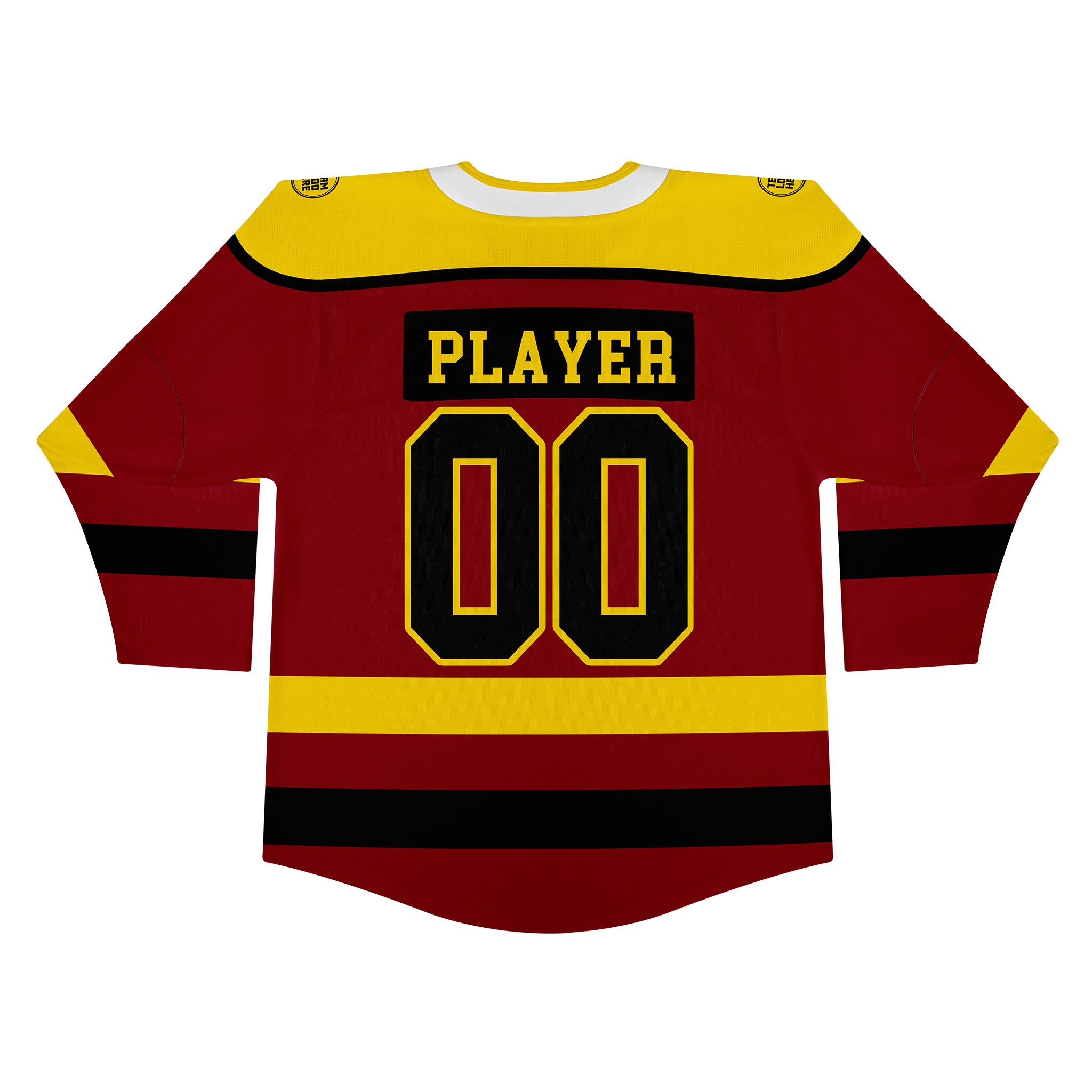 Custom Hockey Jersey Varsity Teamwear VT-208 RedYellowBlack