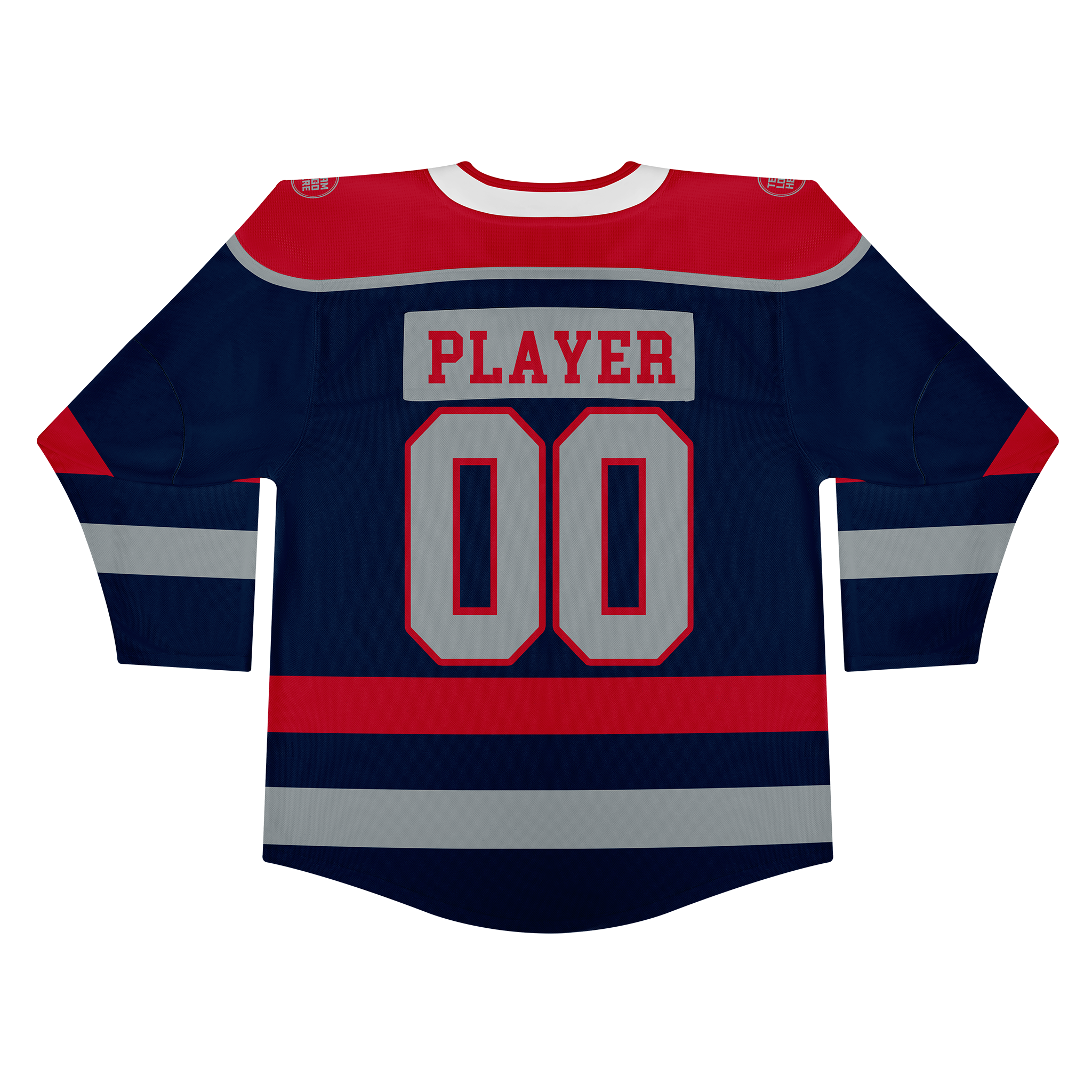 Custom Hockey Jersey Varsity Teamwear VT-208 SteelRedSilver