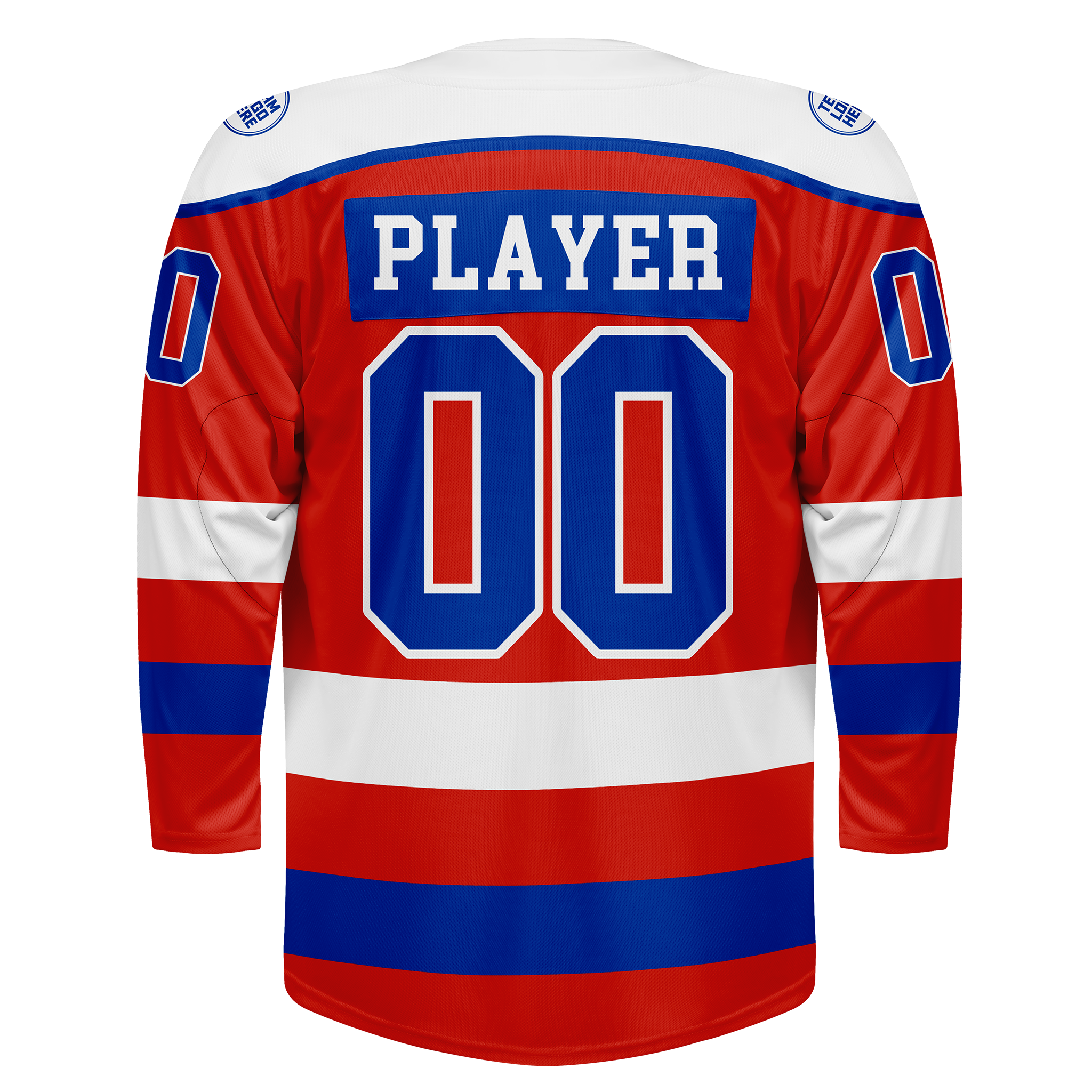 Custom Hockey Jersey Varsity Teamwear VT-208 RedWhiteBlue