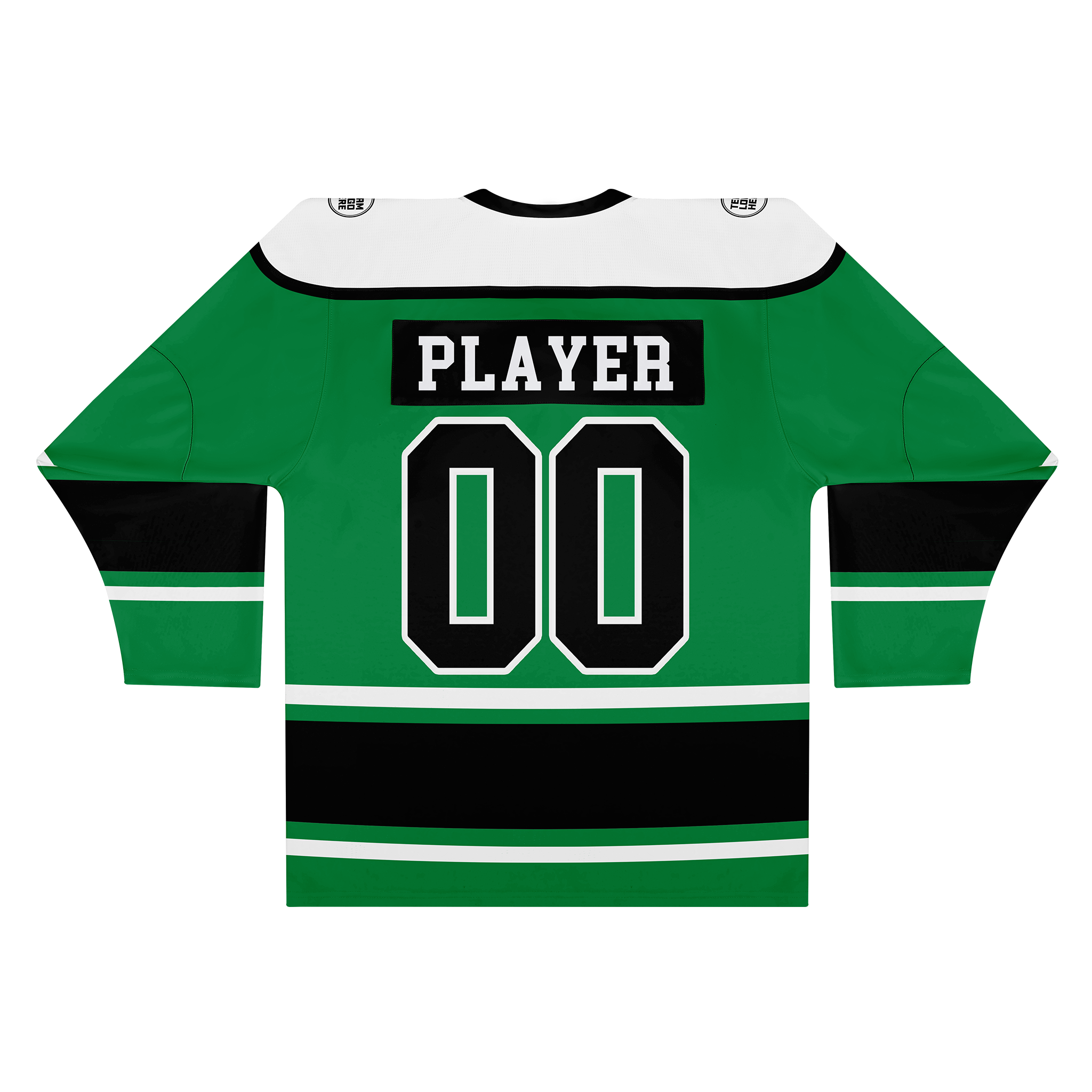 Custom Hockey Jersey Varsity Teamwear VT-301 GreenBlackWhite