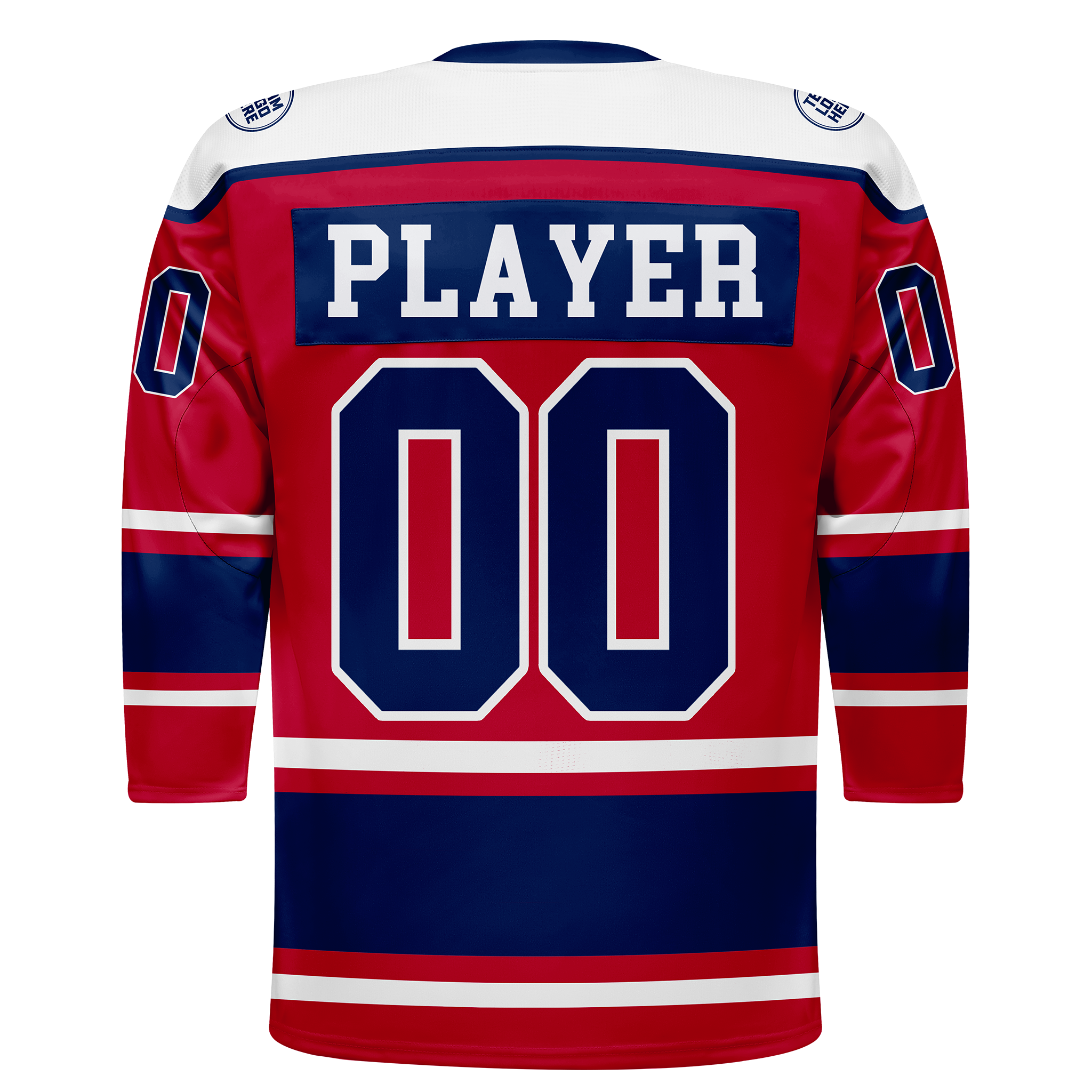 Custom Hockey Jersey Varsity Teamwear VT-301 RedBlueWhite