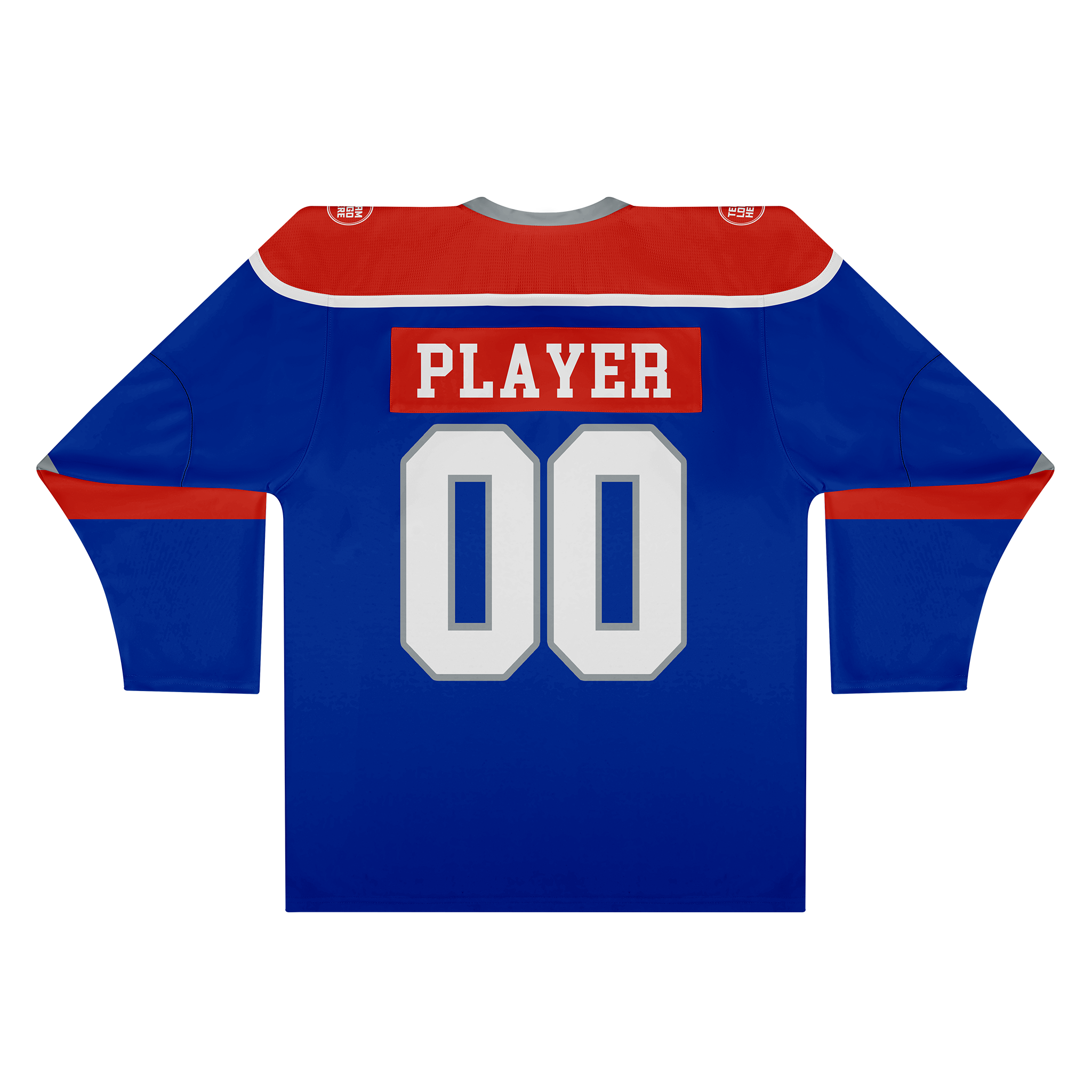 Custom Hockey Jersey Varsity Teamwear VT-302 RoyalRedWhiteGrey