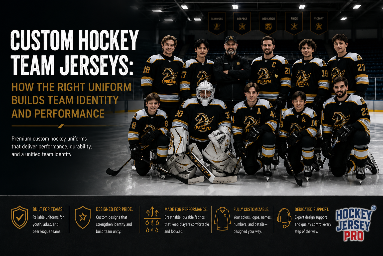 Blog Title Custom Hockey Team Jerseys: How the Right Uniform Builds Team Identity and Performance