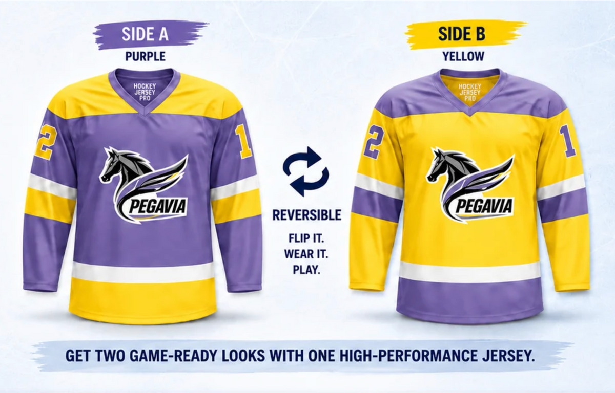 Reversible Hockey Jerseys for Practice and Scrimmage Games