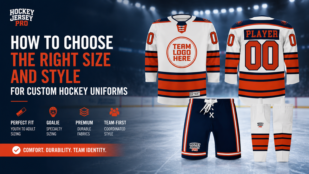 How to Choose the Right Size and Style for Custom Hockey Uniforms