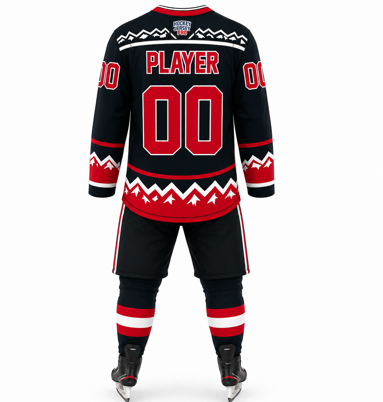 Midnight Ridge Custom Hockey Uniform Set