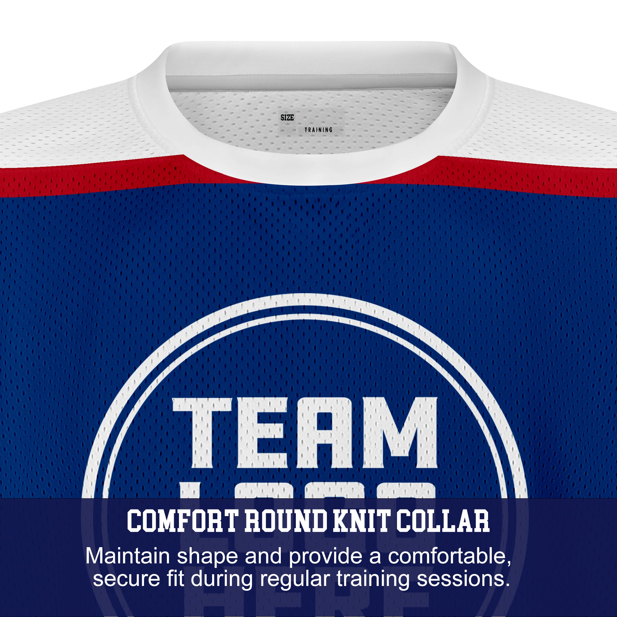 Custom Hockey Jersey Practice  PS-301 BlueWhiteRed