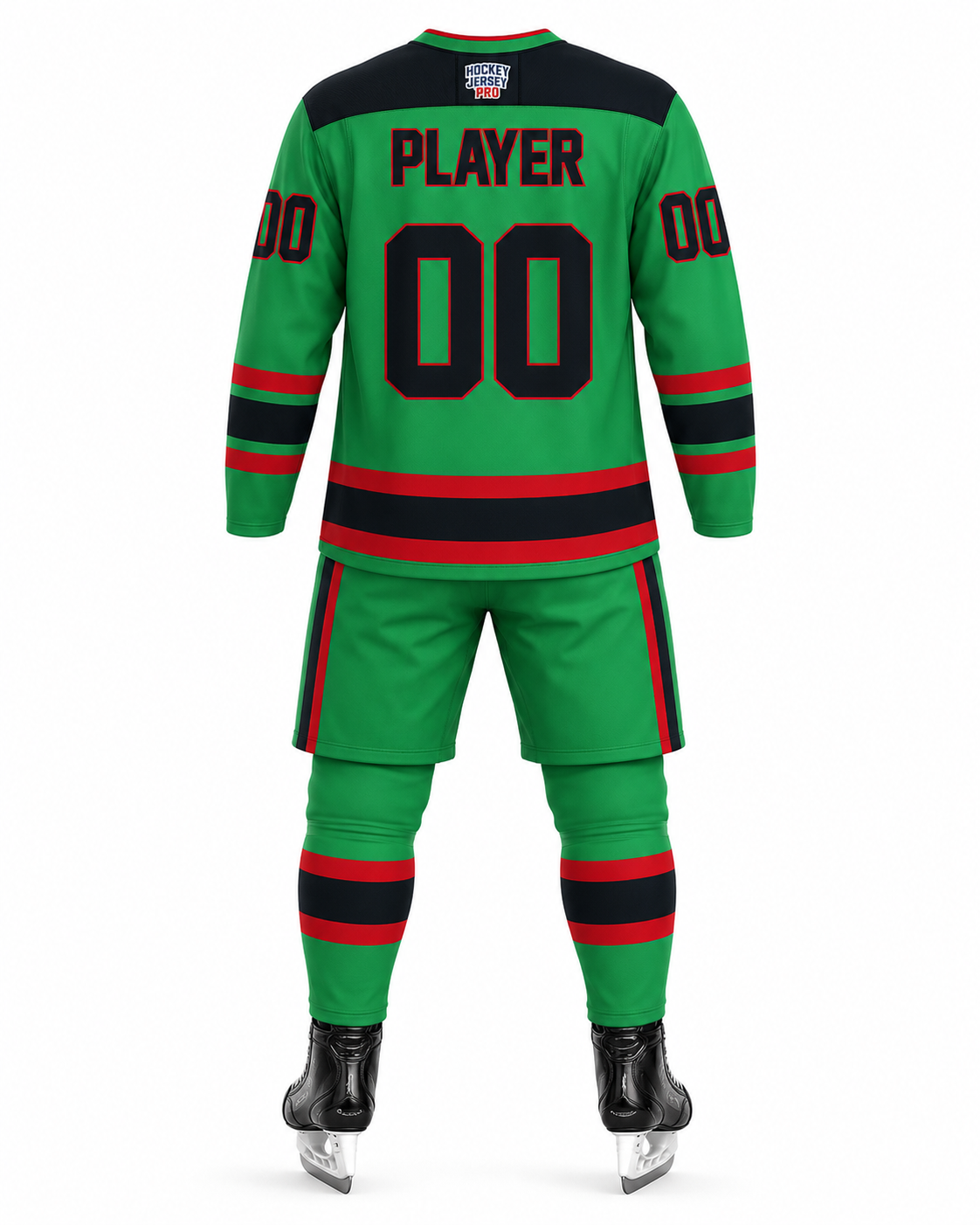Emerald Strike Custom Hockey Uniform Set