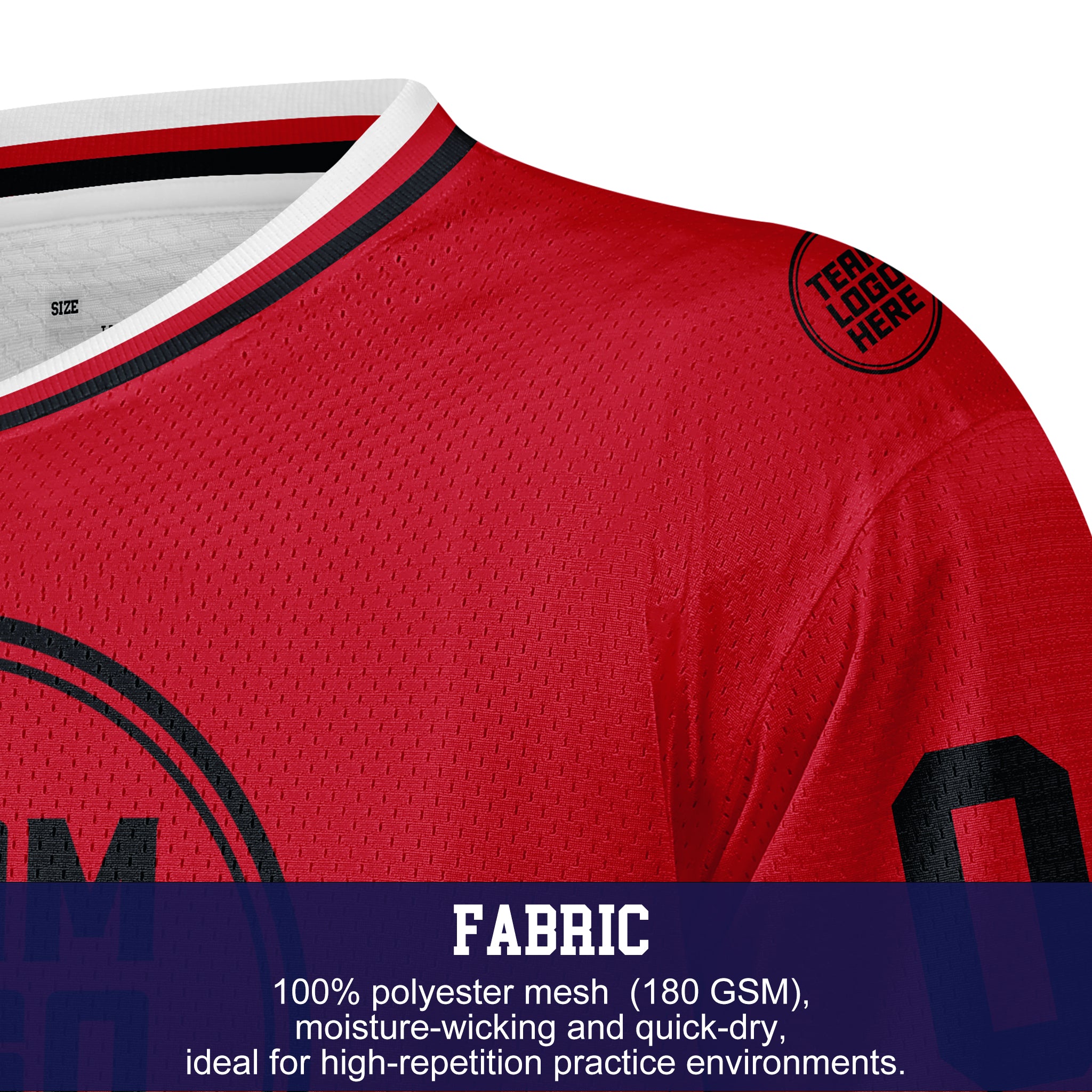 Custom Hockey Jersey Practice  PS-103  RedBlack (Sample）
