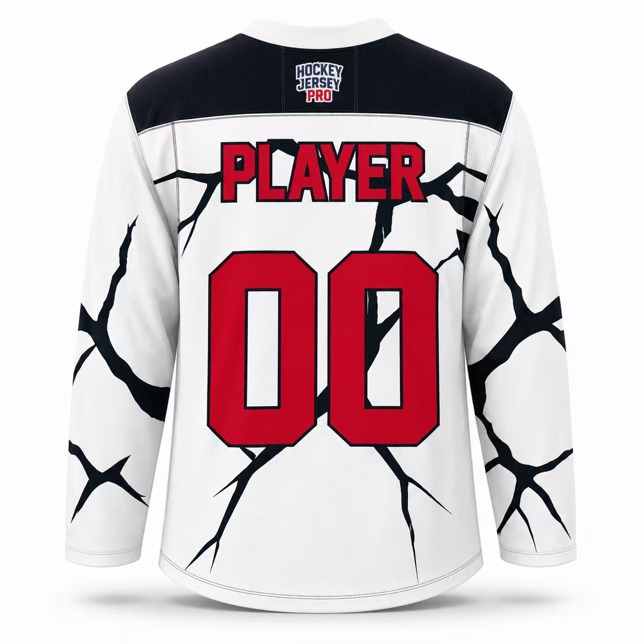 Cracked Ice Shield Custom Hockey Jersey