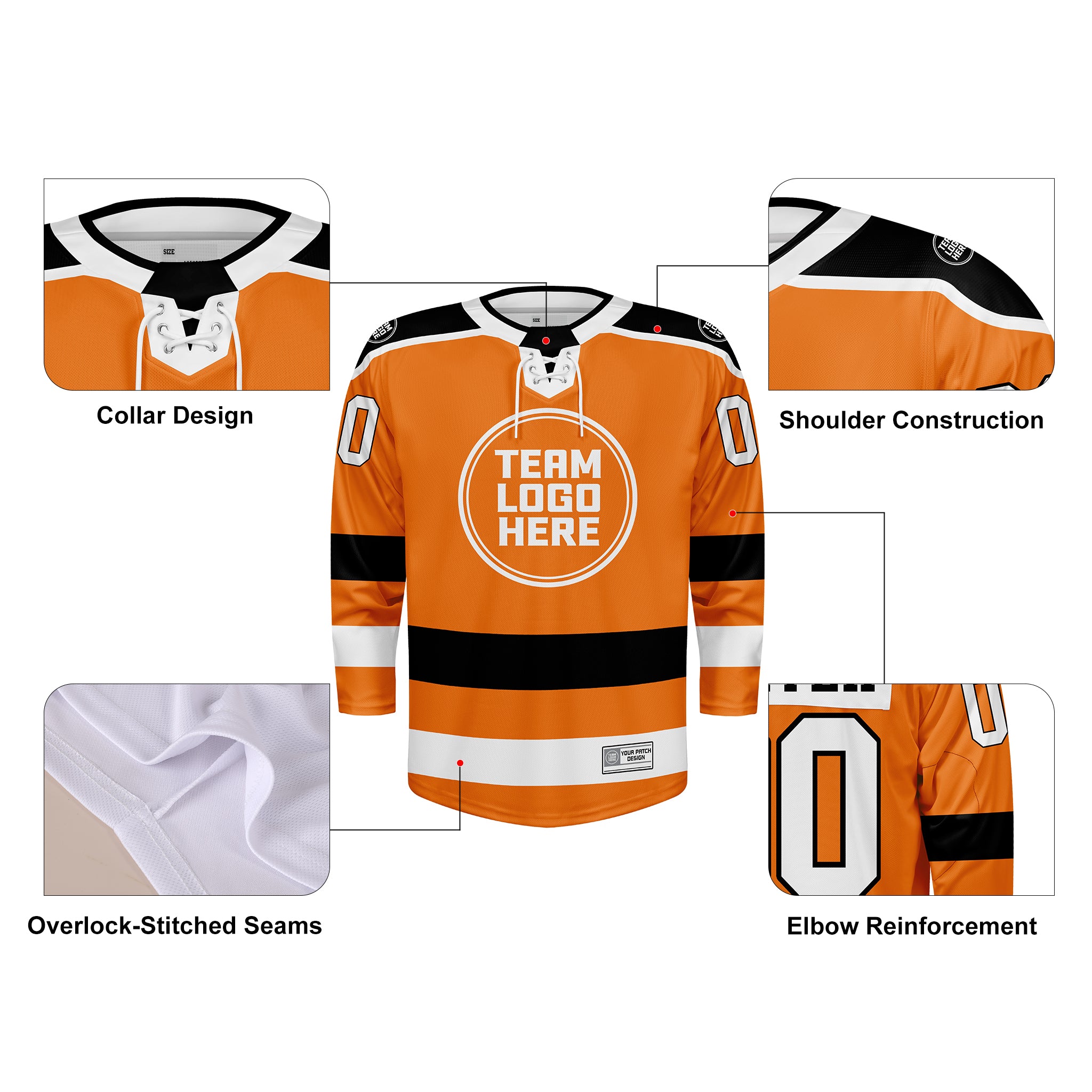 Custom Hockey Jersey – Denali Series DNS-302