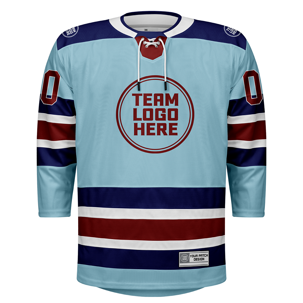 Custom Hockey Jersey Elite Pro  EP-105 IceNavyWhiteRed