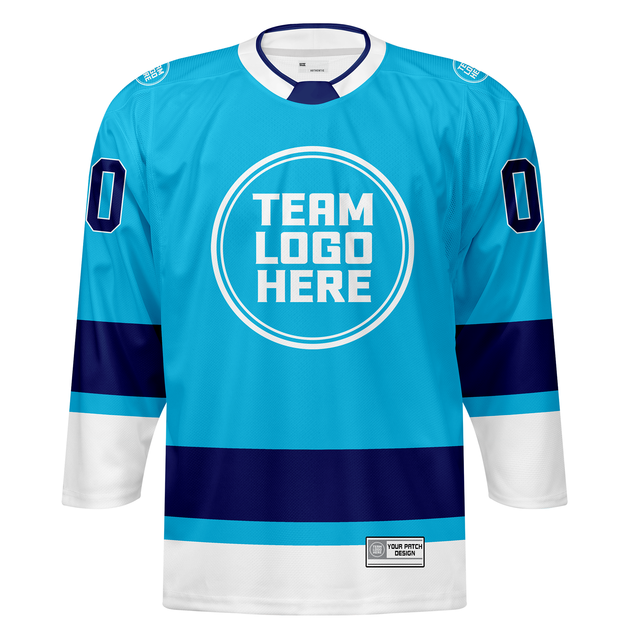 Custom Hockey Jersey Elite Pro  EP-201 BlueNavyWhite