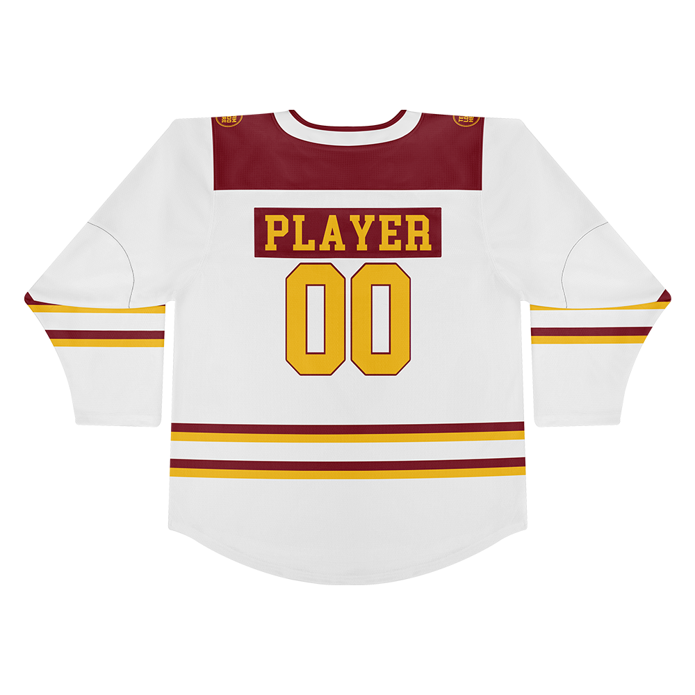 Custom Hockey Jersey Varsity Teamwear  VT-101 WhiteRedGold
