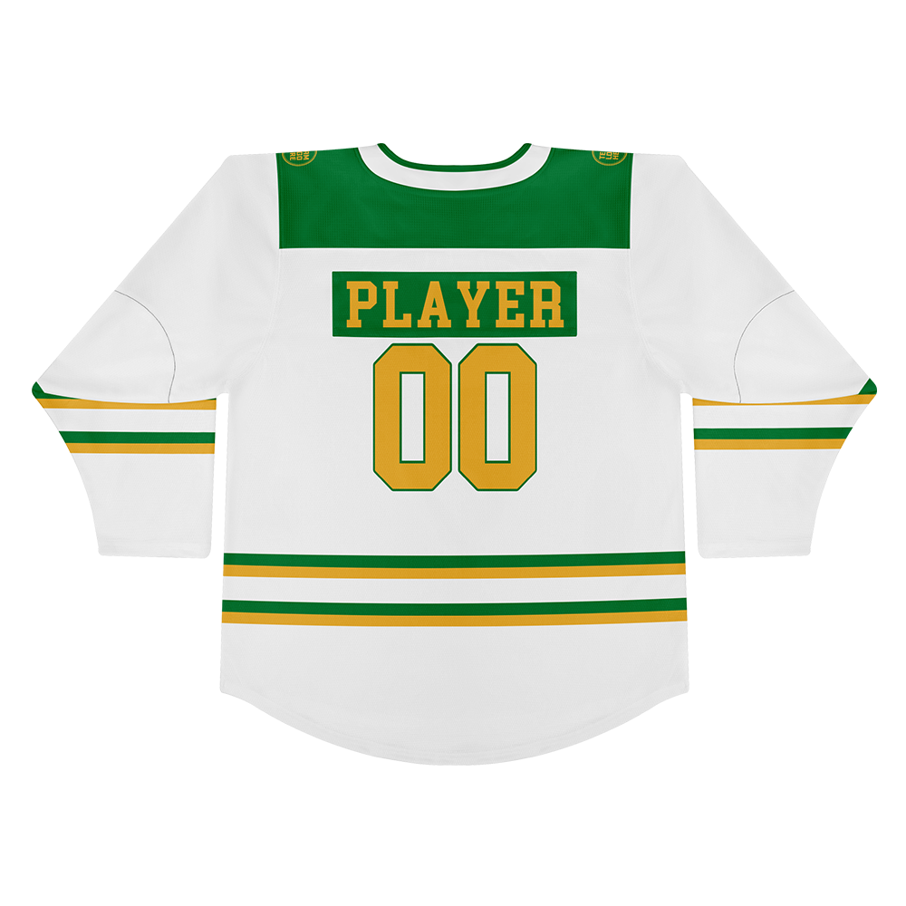 Custom Hockey Jersey Varsity Teamwear  VT-101 WhiteGreenGold