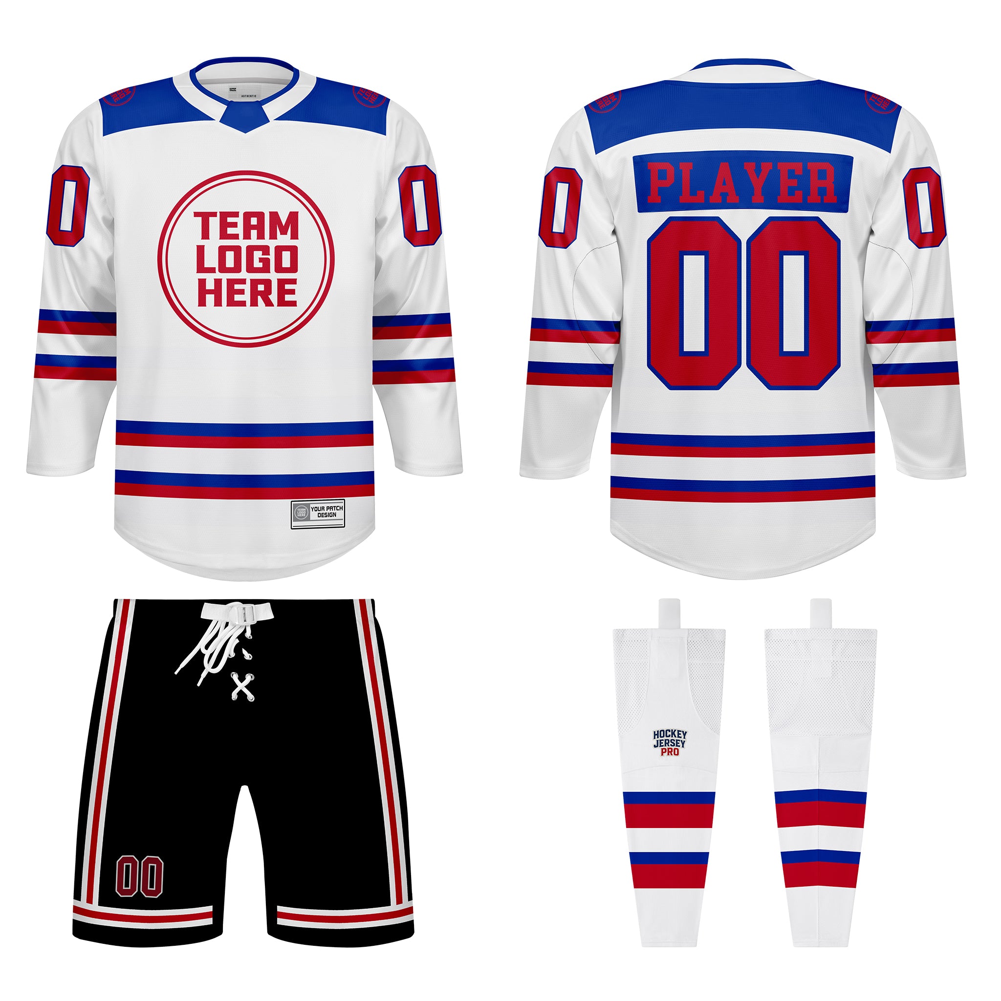 Custom Hockey Uniform Set – Denali Series DNSU-101