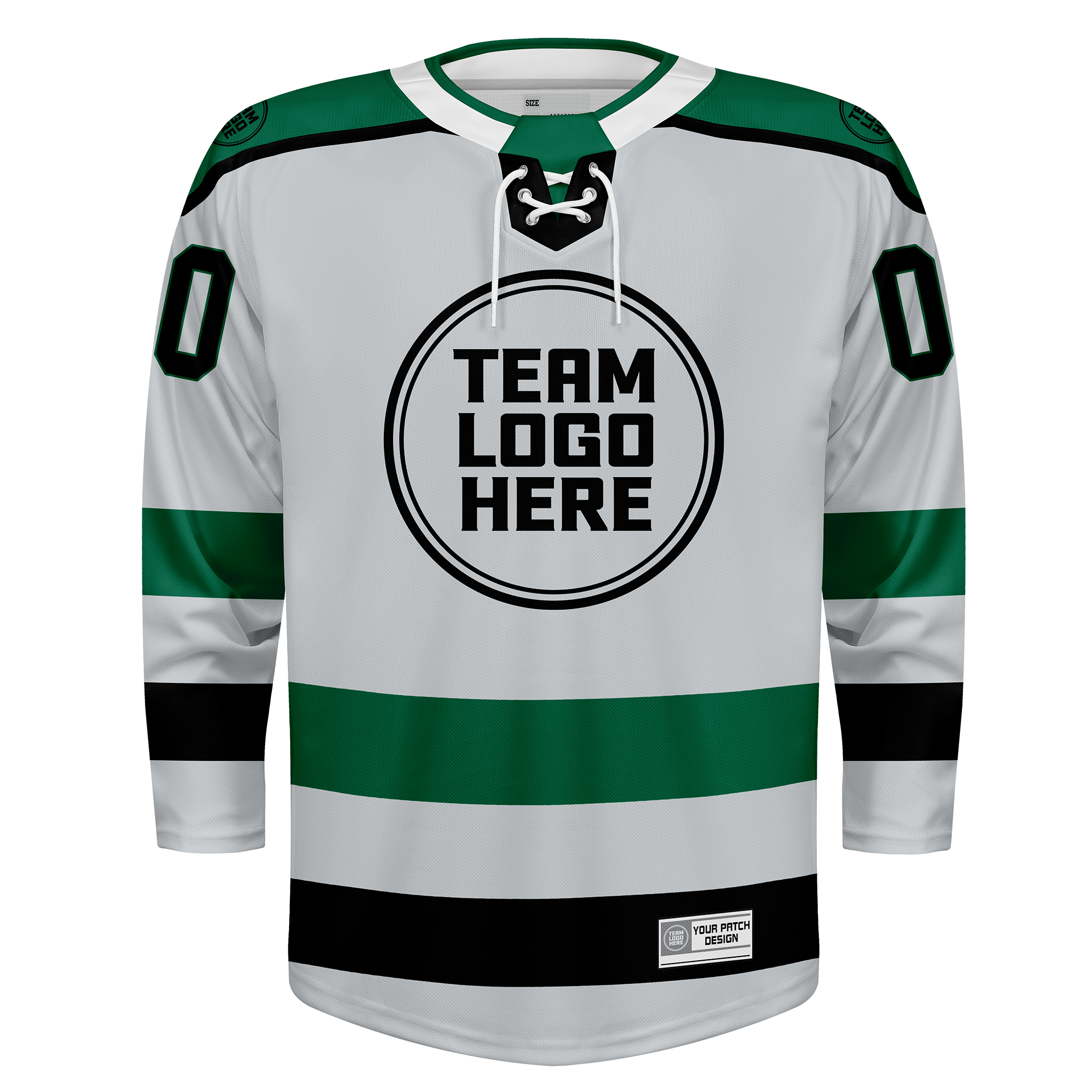Custom Hockey Jersey Varsity Teamwear  VT-208 IcerGreenBlack