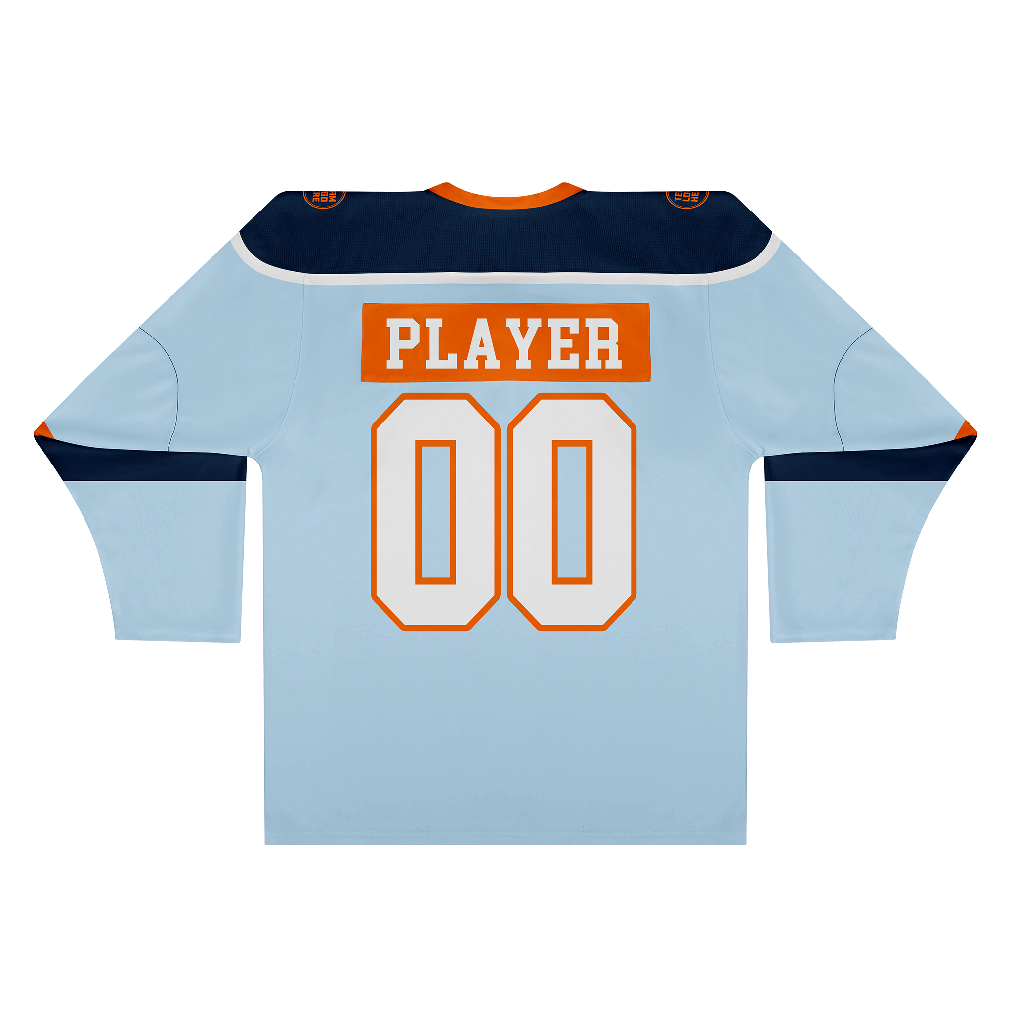 Custom Hockey Jersey Varsity Teamwear  VT-302 IceNavyWhiteOrange