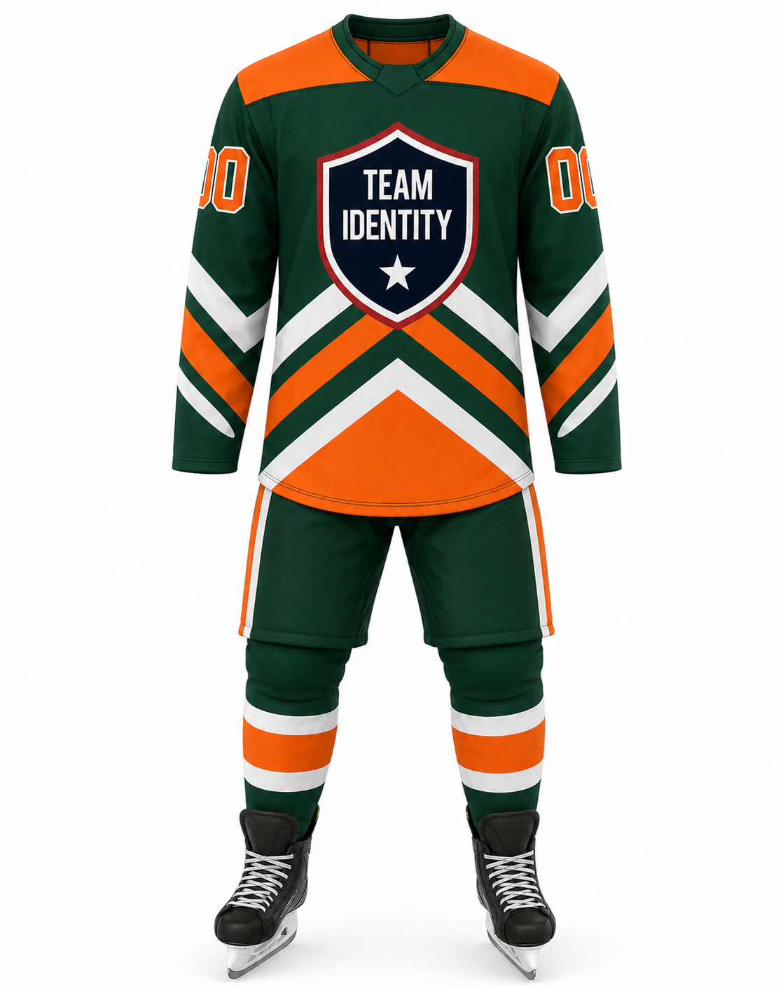Forest Blaze Custom Hockey Uniform Set